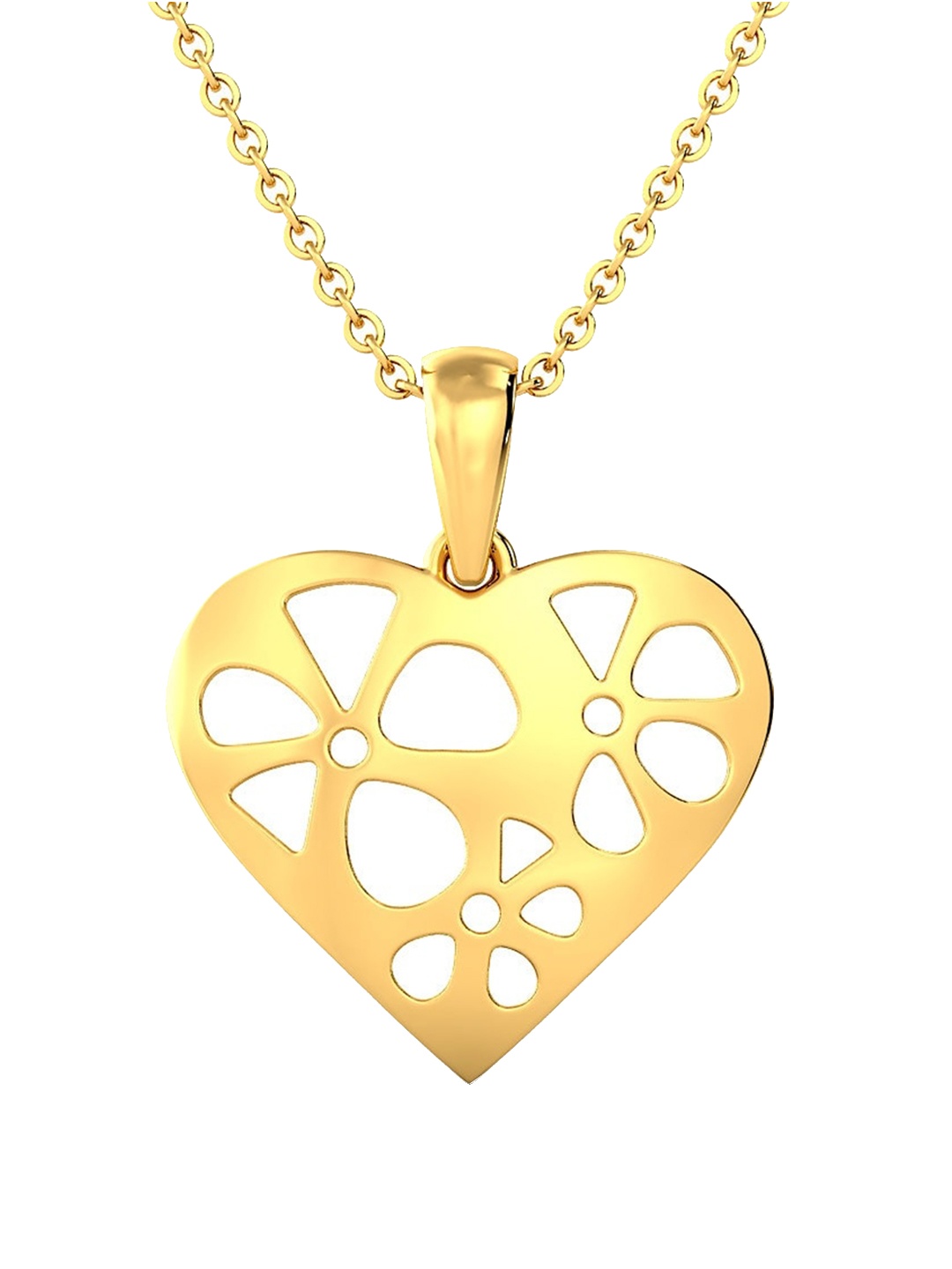 

CANDERE A KALYAN JEWELLERS COMPANY BIS Hallmark 18KT Gold Pendant-1.2gm