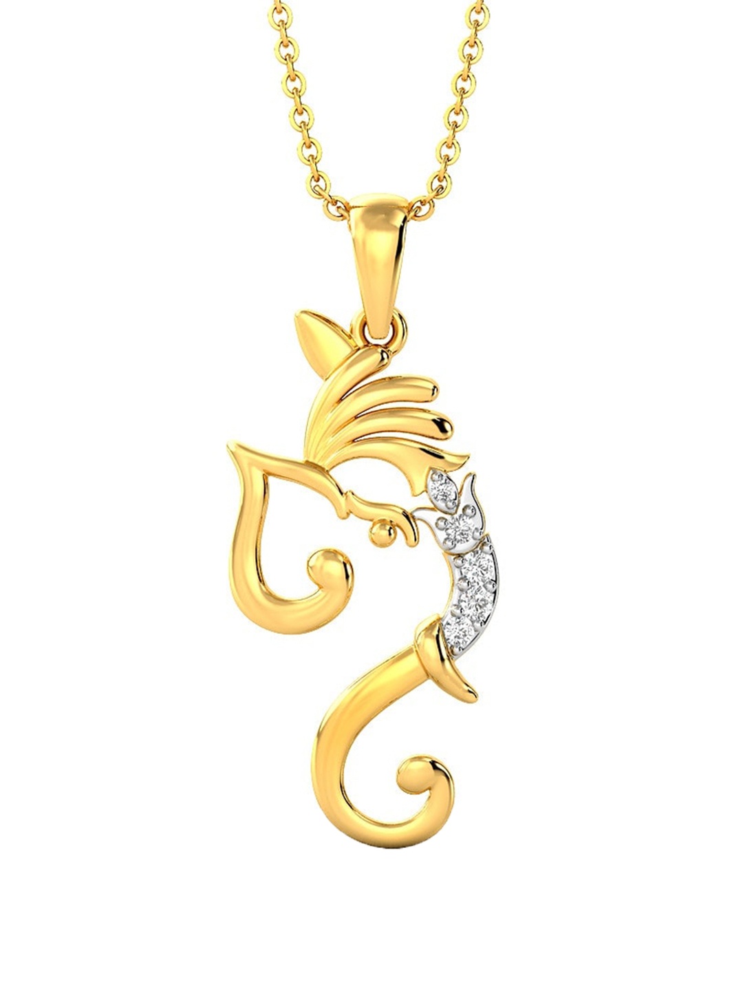 

CANDERE A KALYAN JEWELLERS COMPANY BIS Hallmark 14KT Gold Pendant- 1.11gm