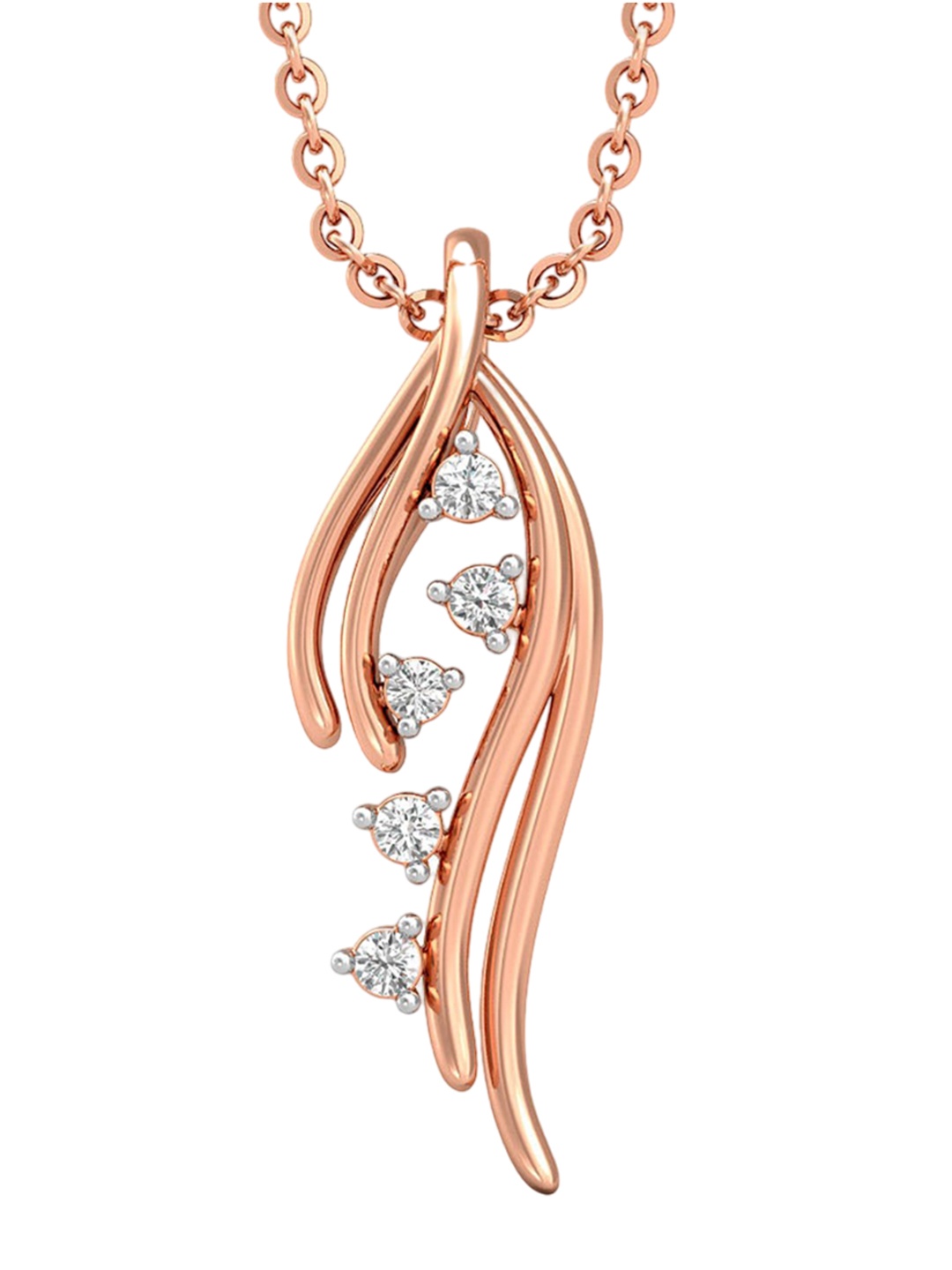 

CANDERE A KALYAN JEWELLERS COMPANY BIS Hallmark 18KT Rose Gold Pendant-gm