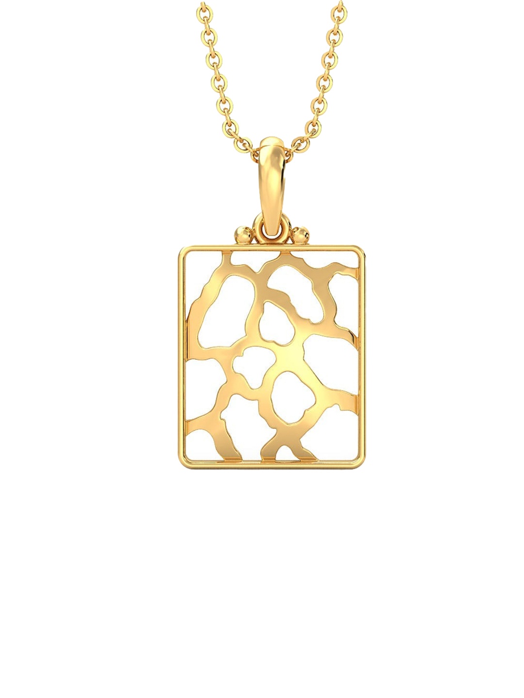 

CANDERE A KALYAN JEWELLERS COMPANY 18KT (750) BIS Hallmark Gold Pendant-1.0gm