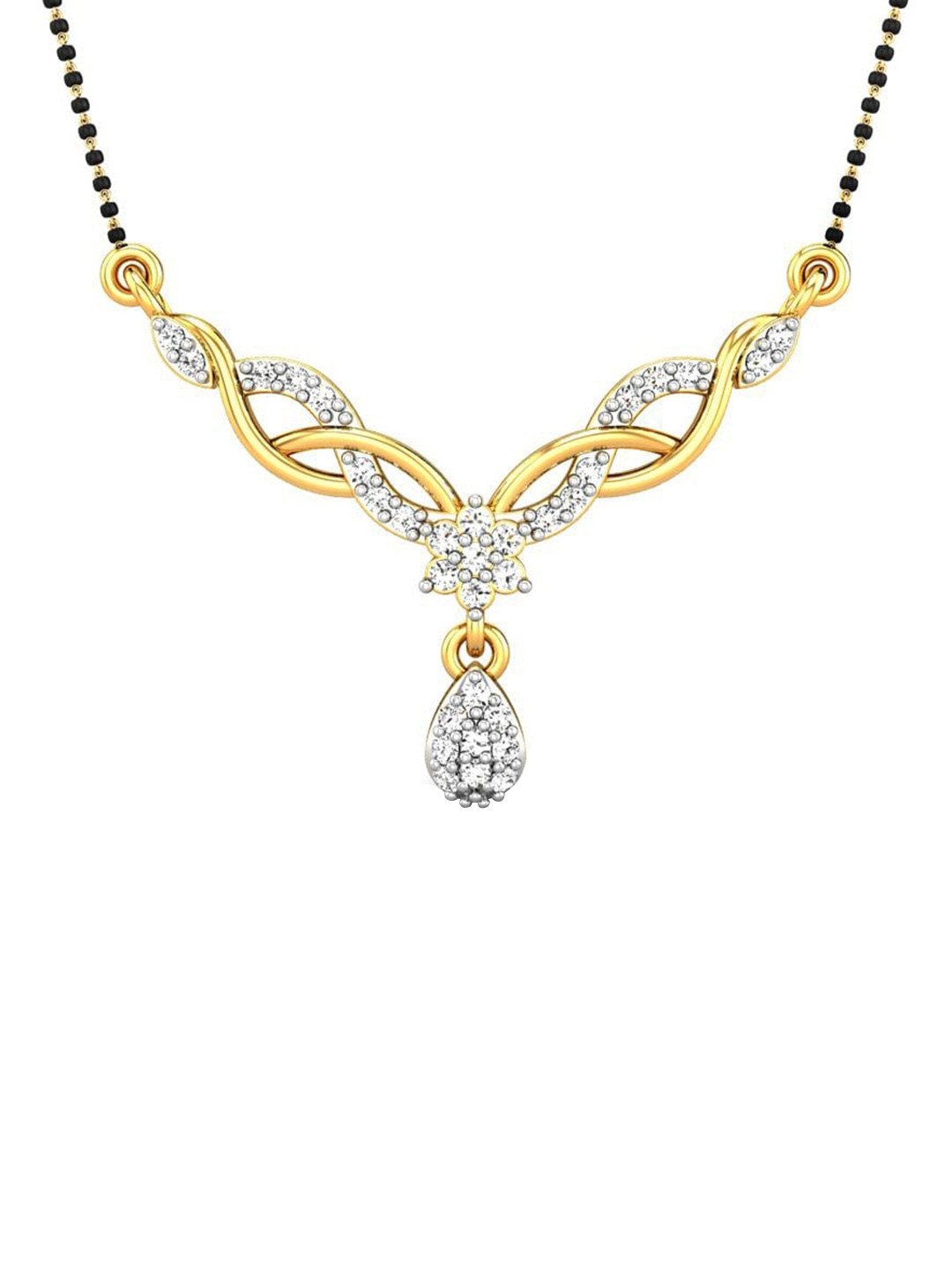 

CANDERE A KALYAN JEWELLERS COMPANY BIS Hallmark 18KT Gold Pendant-3.8gm