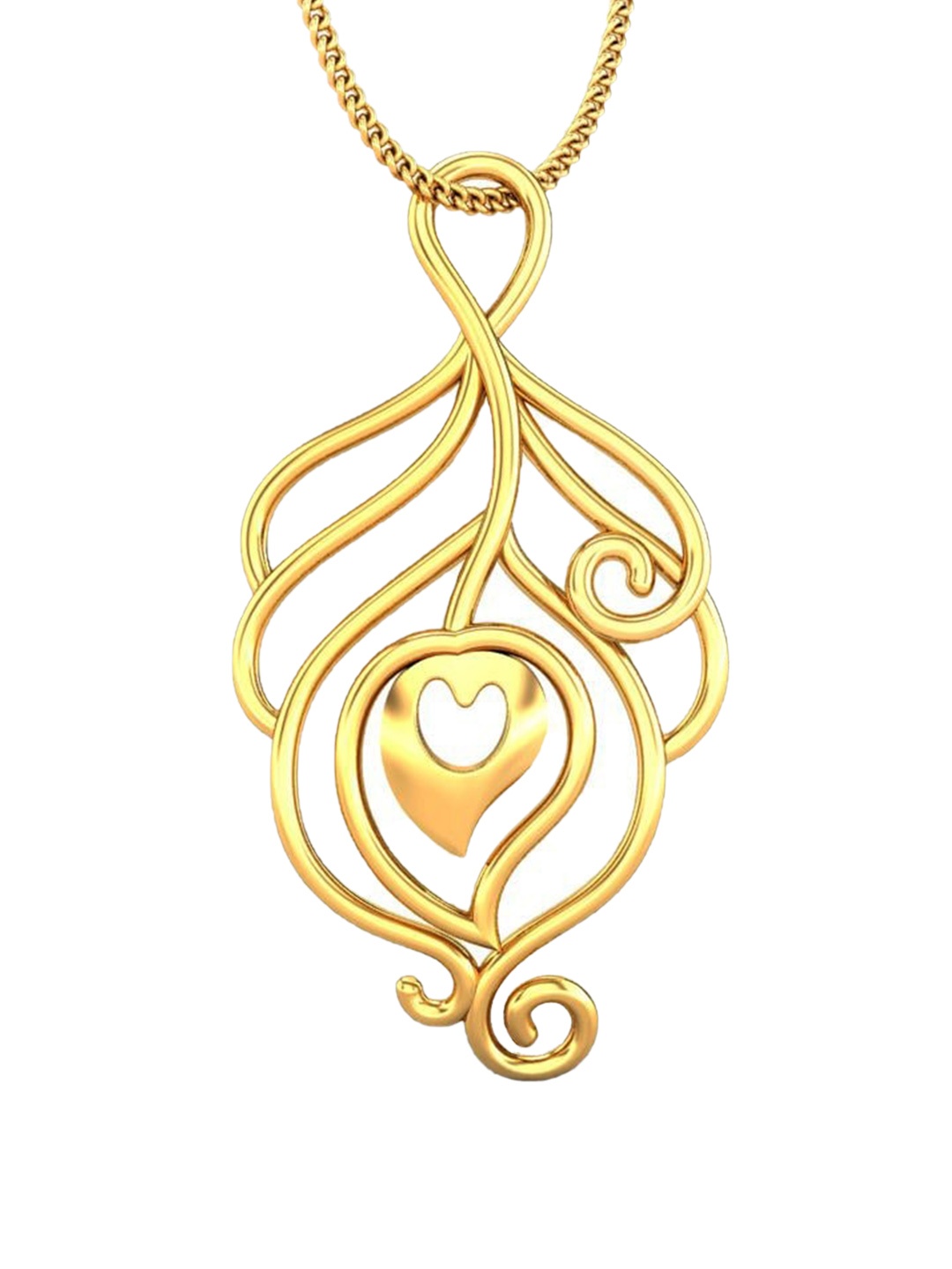 

CANDERE A KALYAN JEWELLERS COMPANY BIS Hallmark 22KT Gold Pendant- 1.82gm