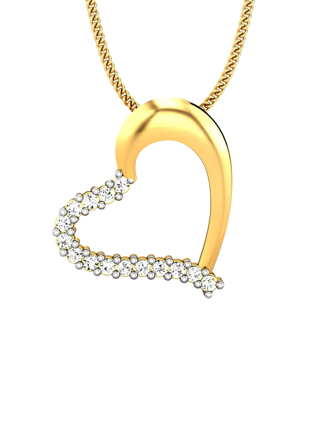 

CANDERE A KALYAN JEWELLERS COMPANY BIS Hallmark 22KT Gold Pendant-1.57gm