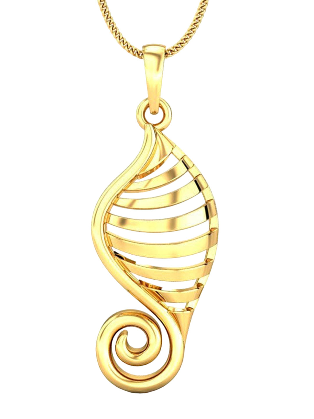 

CANDERE A KALYAN JEWELLERS COMPANY BIS Hallmark 18KT Gold Pendant-1.1gm