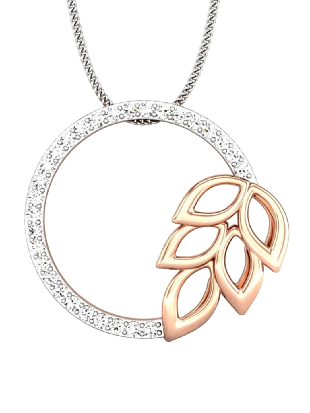 

CANDERE A KALYAN JEWELLERS COMPANY BIS Hallmark 14KT Rose Gold Pendant- 2.0gm