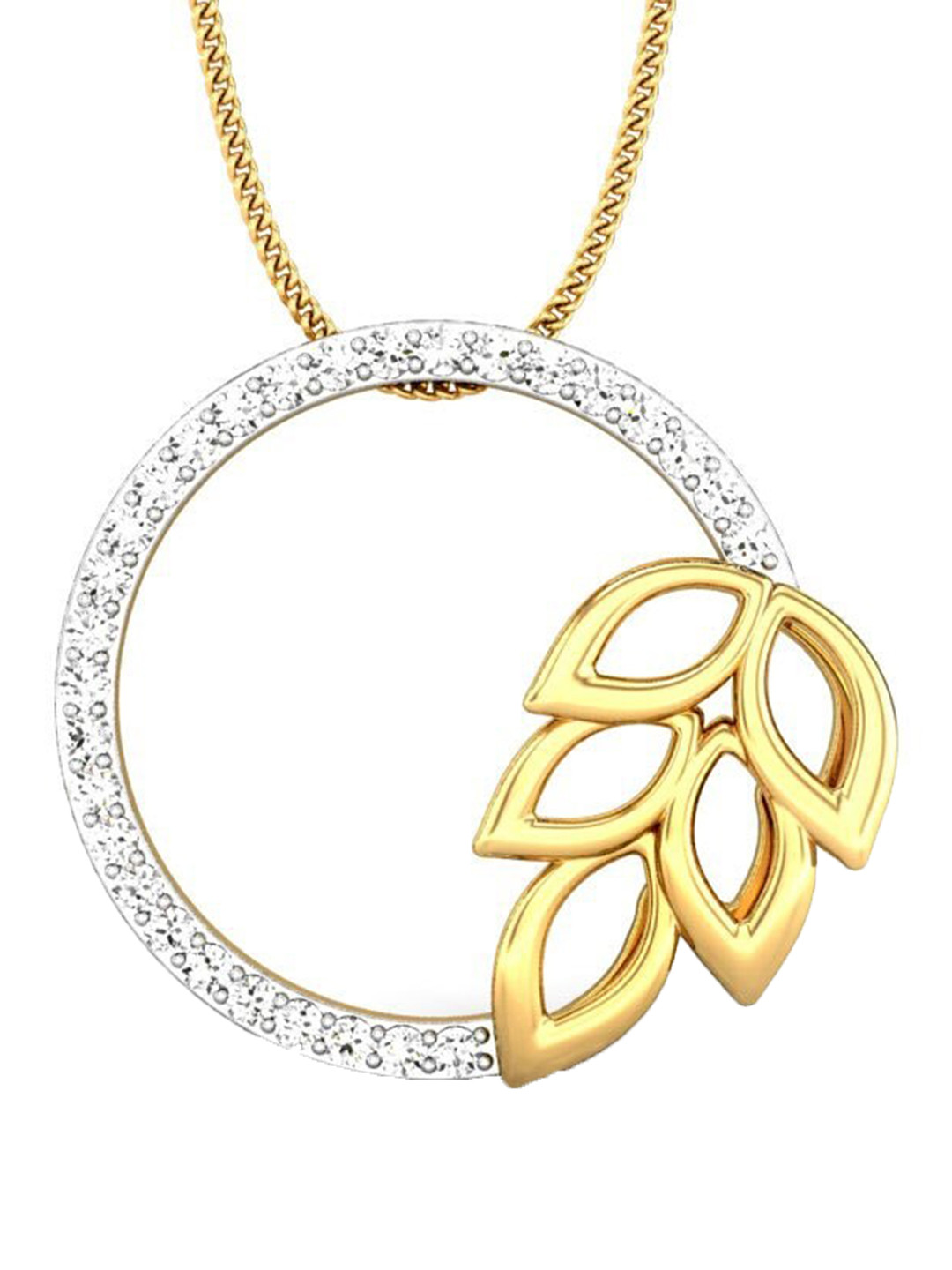 

CANDERE A KALYAN JEWELLERS COMPANY BIS Hallmark 14KT Gold Pendant-2.0gm
