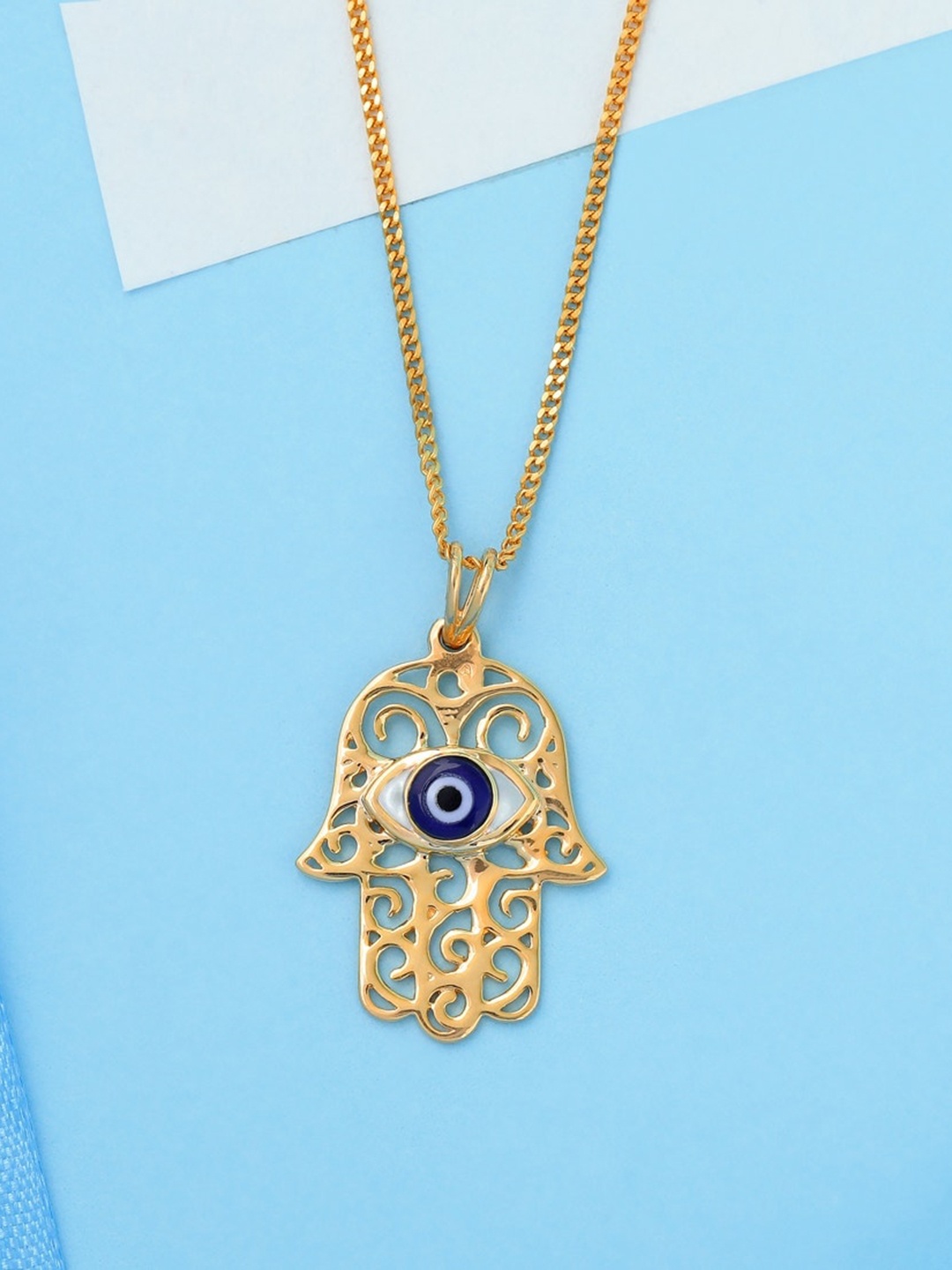 

CANDERE A KALYAN JEWELLERS COMPANY 18KT (750) BIS Hallmark Gold Pendant-3.49gm