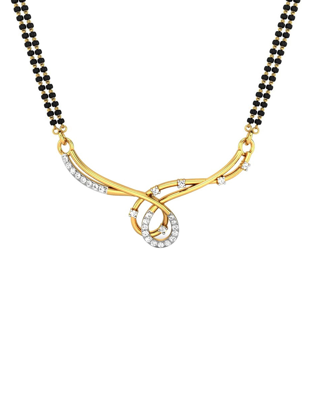

CANDERE A KALYAN JEWELLERS COMPANY BIS Hallmark 22KT (916) Gold CZ Studded Pendant-3.76gm