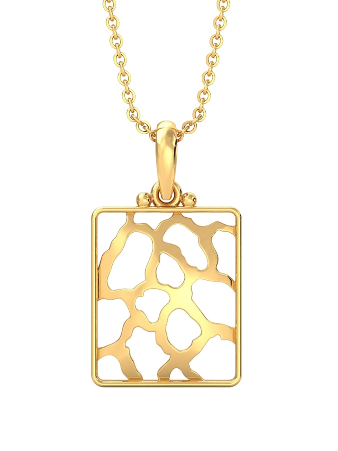 

CANDERE A KALYAN JEWELLERS COMPANY BIS Hallmark 14KT Gold Pendant-0.85gm