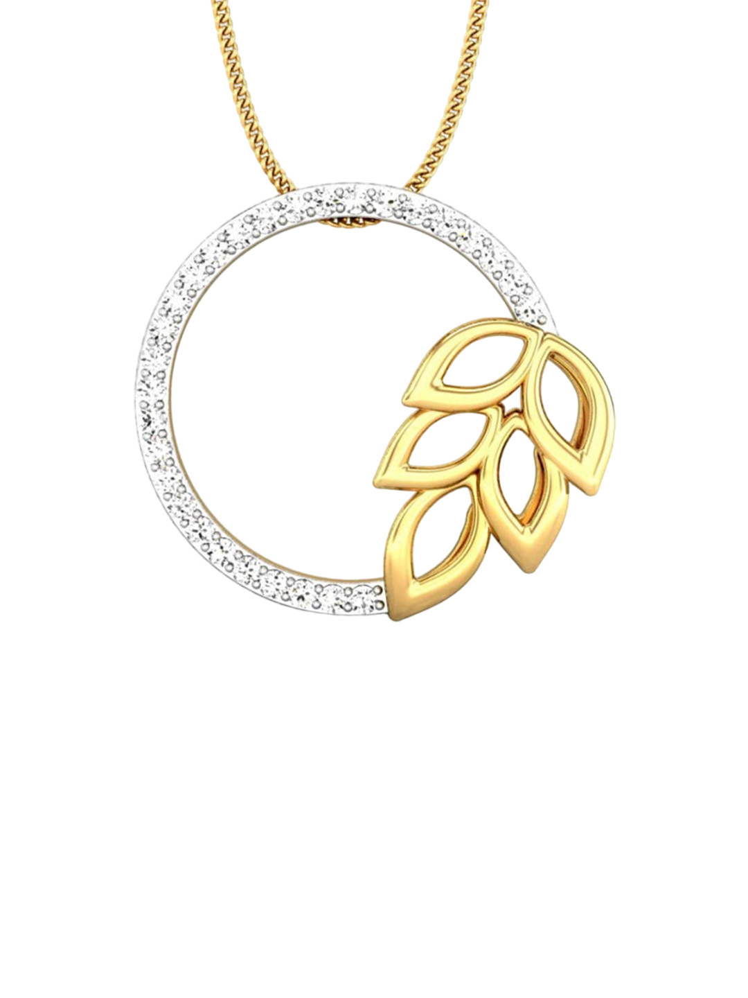 

CANDERE A KALYAN JEWELLERS COMPANY BIS Hallmark 18KT Gold Pendant-2.35gm