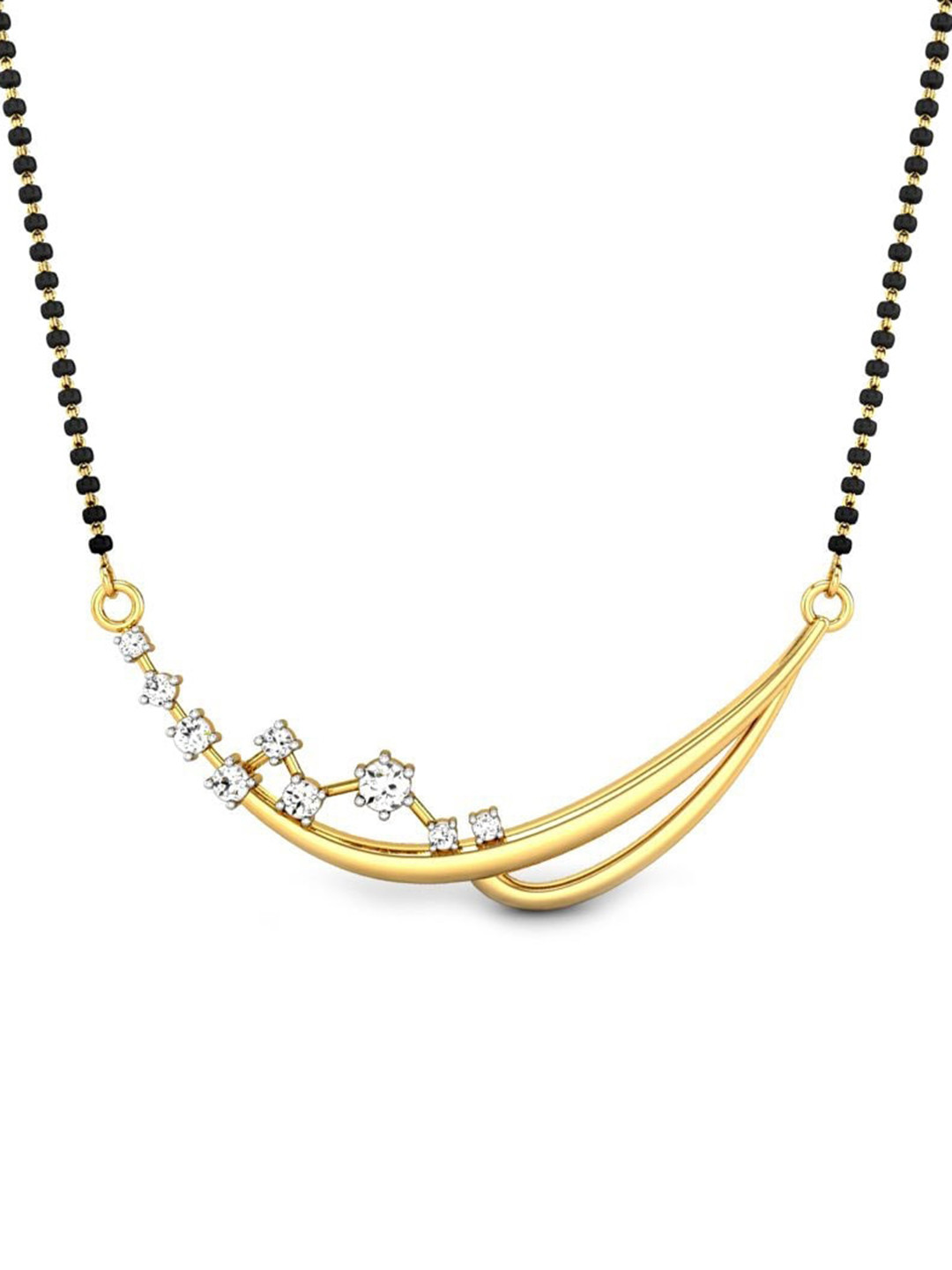 

CANDERE A KALYAN JEWELLERS COMPANY BIS Hallmark 22KT (916) Gold CZ Studded Pendant-2.41gm