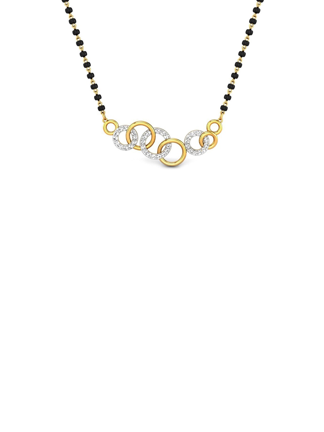

CANDERE A KALYAN JEWELLERS COMPANY BIS Hallmark 18 KT (750) Gold CZ Studded Pendant-2.15gm