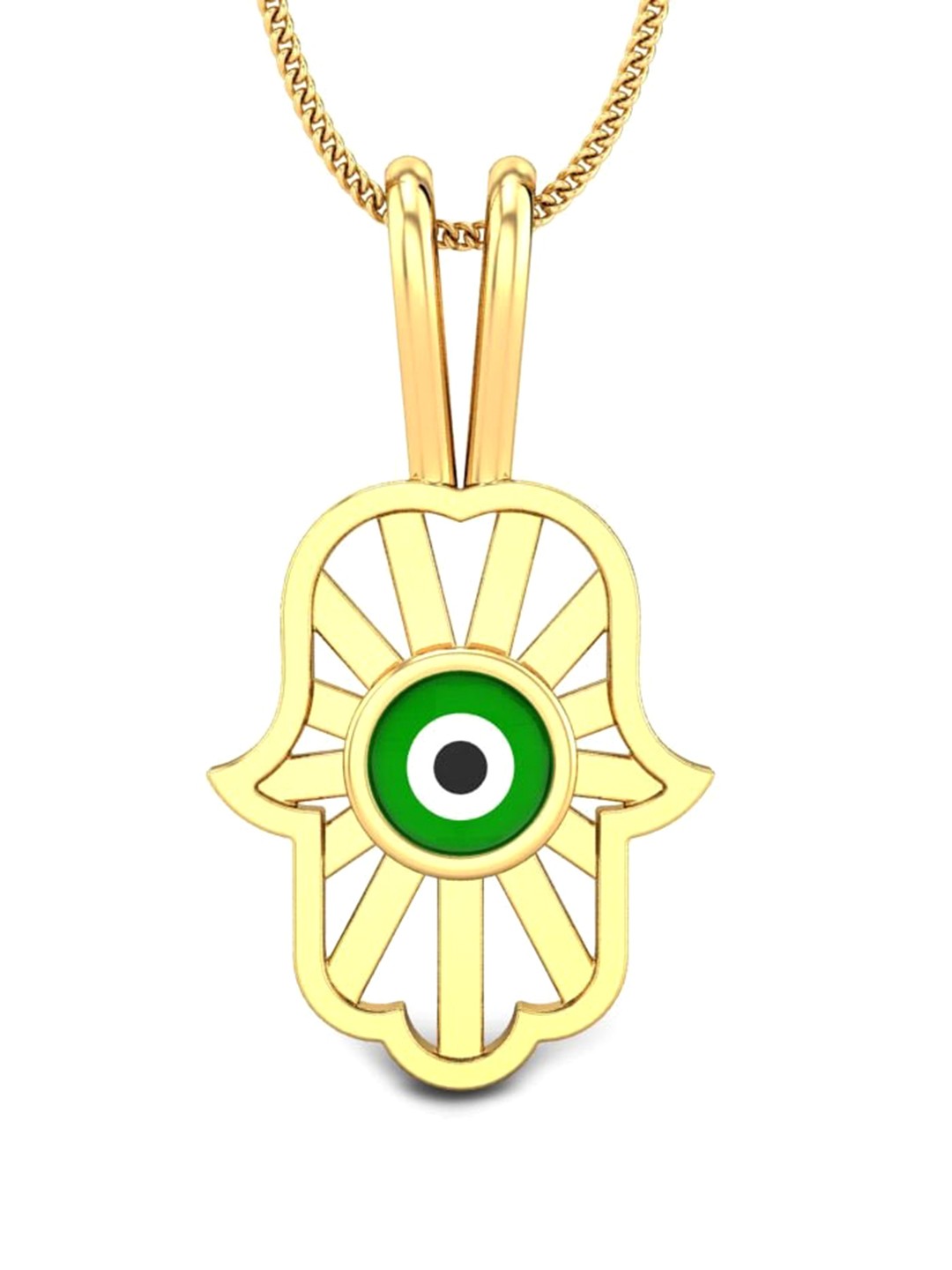

CANDERE A KALYAN JEWELLERS COMPANY BIS Hallmark 18KT Gold Pendant-1.65gm