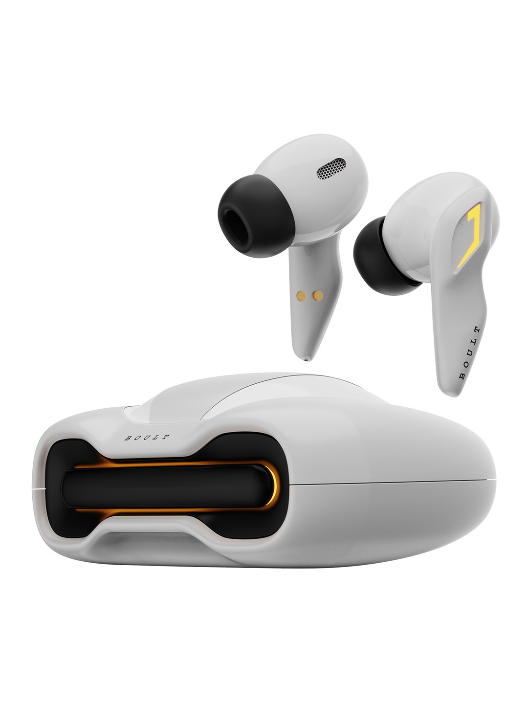 

BOULT AUDIO Astra With Quad Mic ENC 48Hrs Battery & Low Latency Gaming 5.3v Bluetooth, White