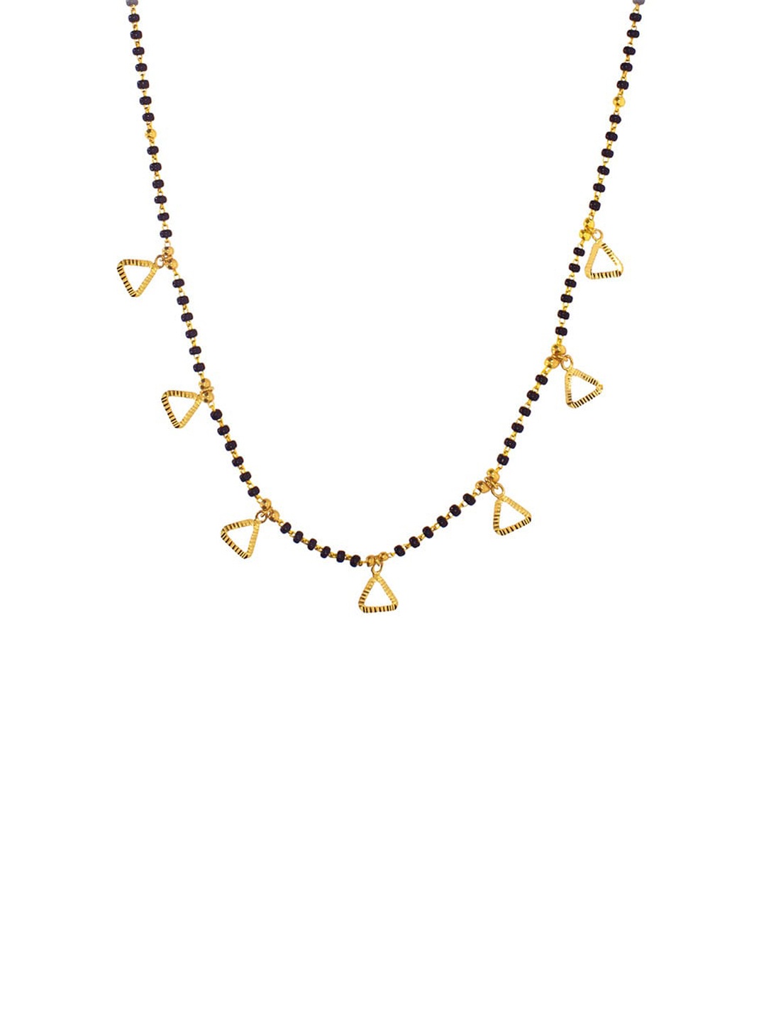 

SENCO Triangular Solidarity 22KT Gold Mangalsutra-4.7 gm