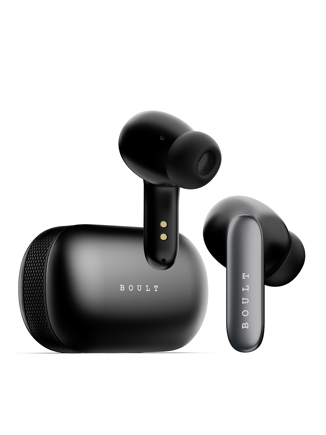 

BOULT AUDIO Y1 Pro Zen Quad Mic ENC With 60Hrs Battery Fast Charging 5.3v Bluetooth, Black