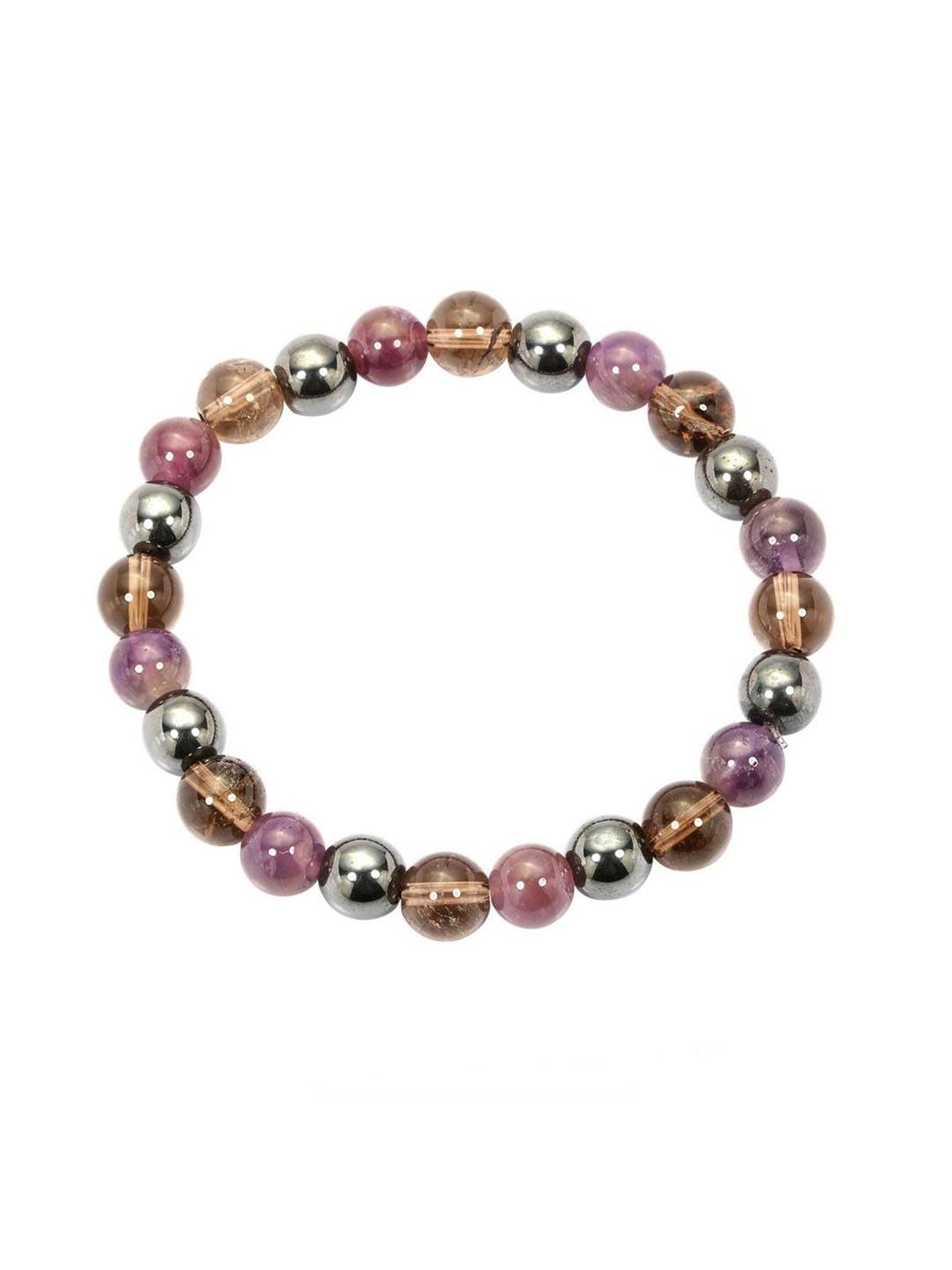

RDK Unisex Crystals Bracelet, Purple