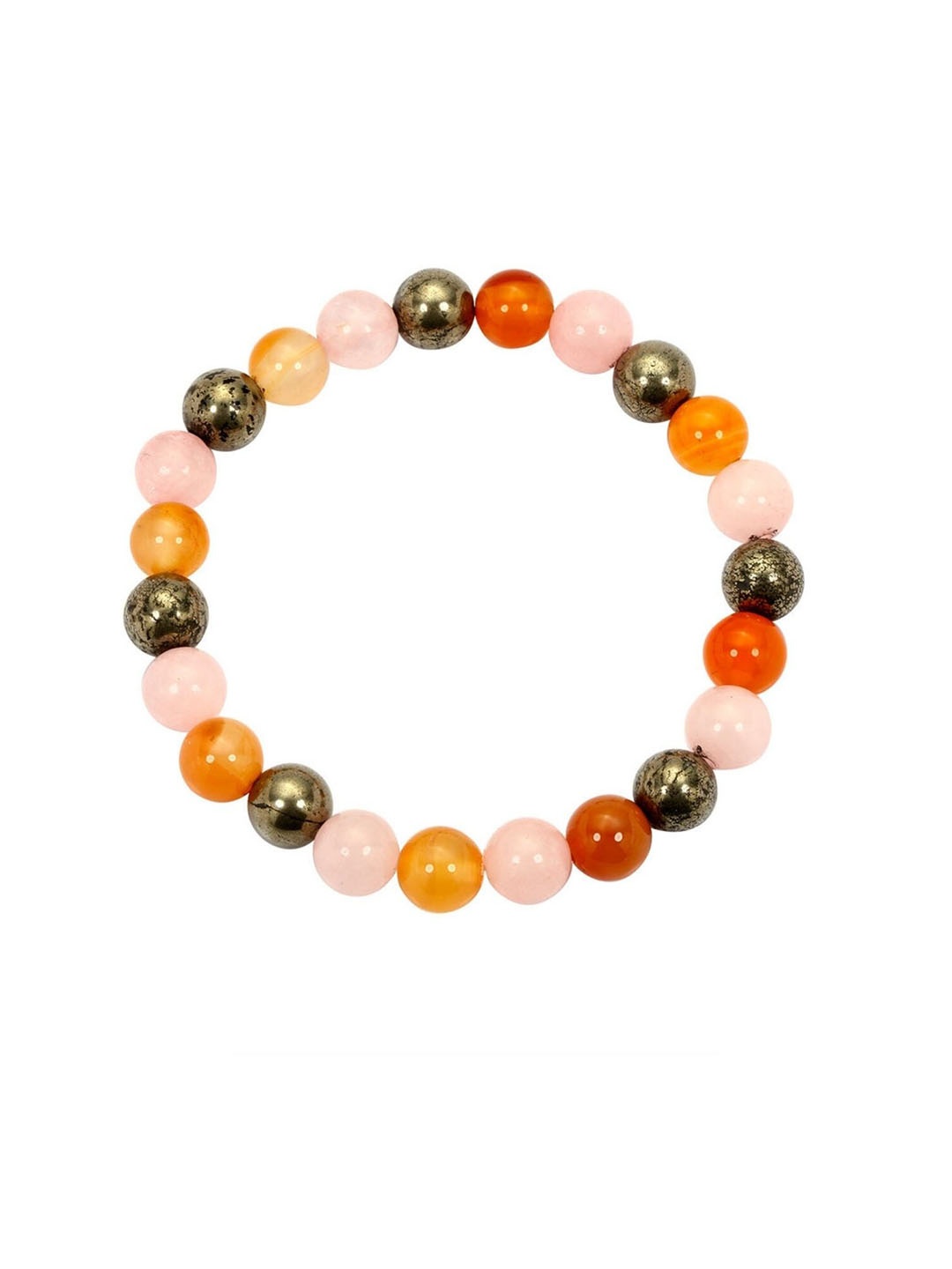 

RDK Unisex Crystals Astro Infinity Healing Intense and Passionate Taurus Zodiac Bracelet, Orange