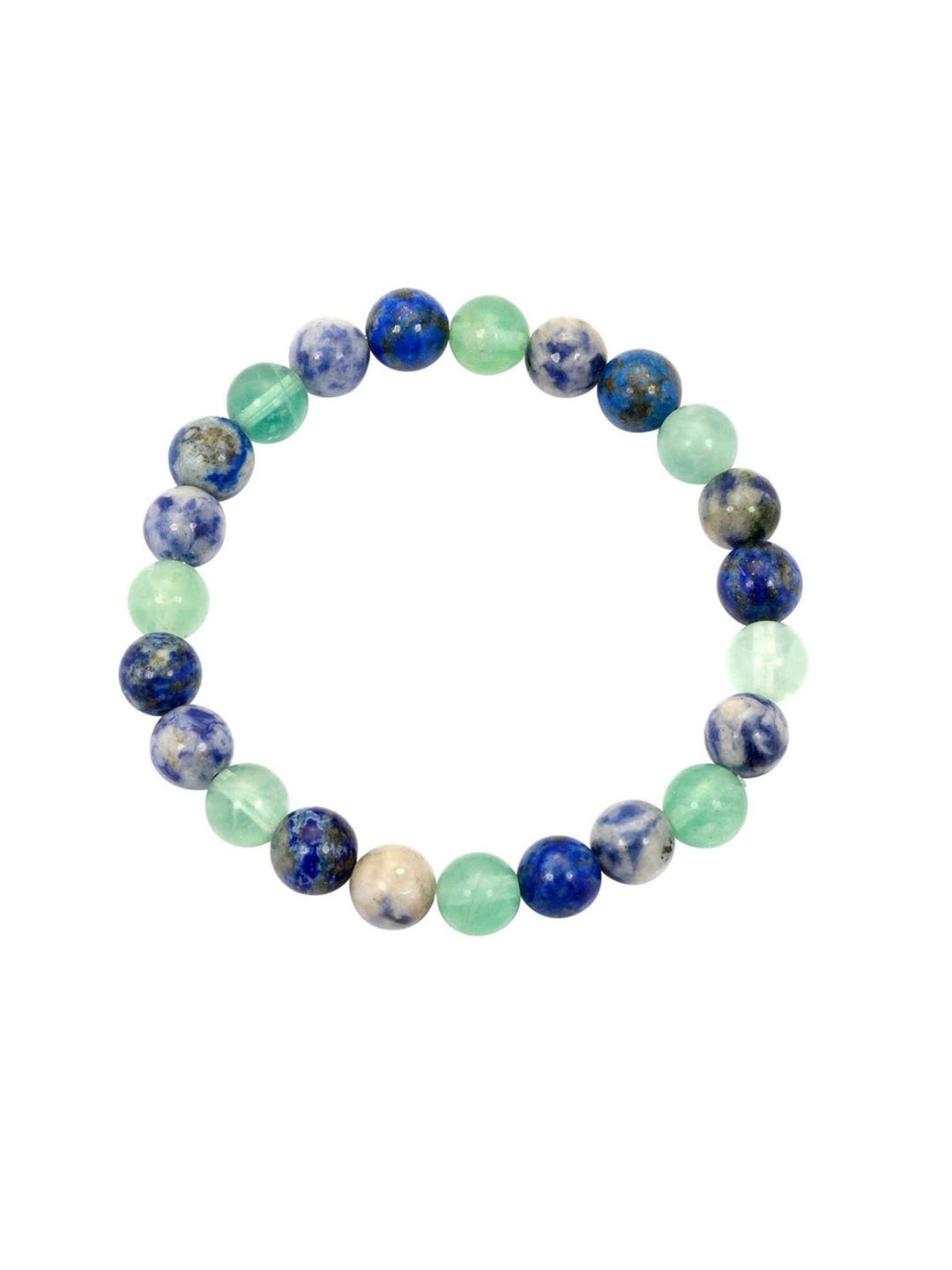 

RDK Unisex Crystals Charm Bracelet, Blue