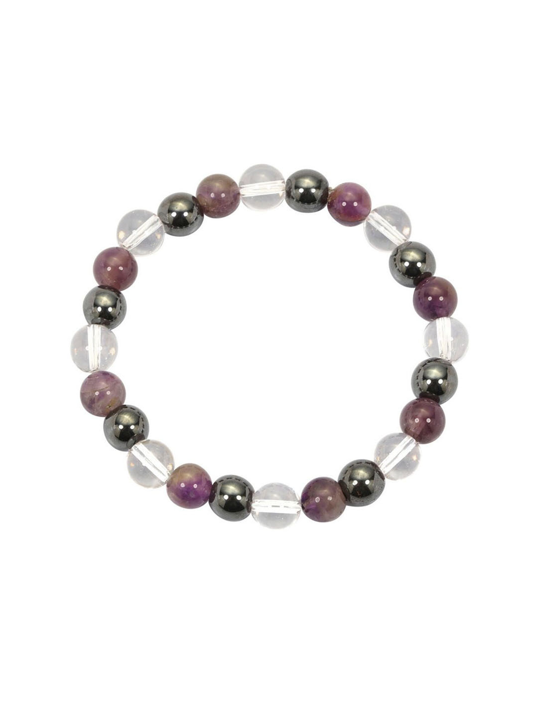 

RDK Unisex Crystals Astro Infinity Healing Intense and Passionate Aquarius Zodiac Bracelet, Brown