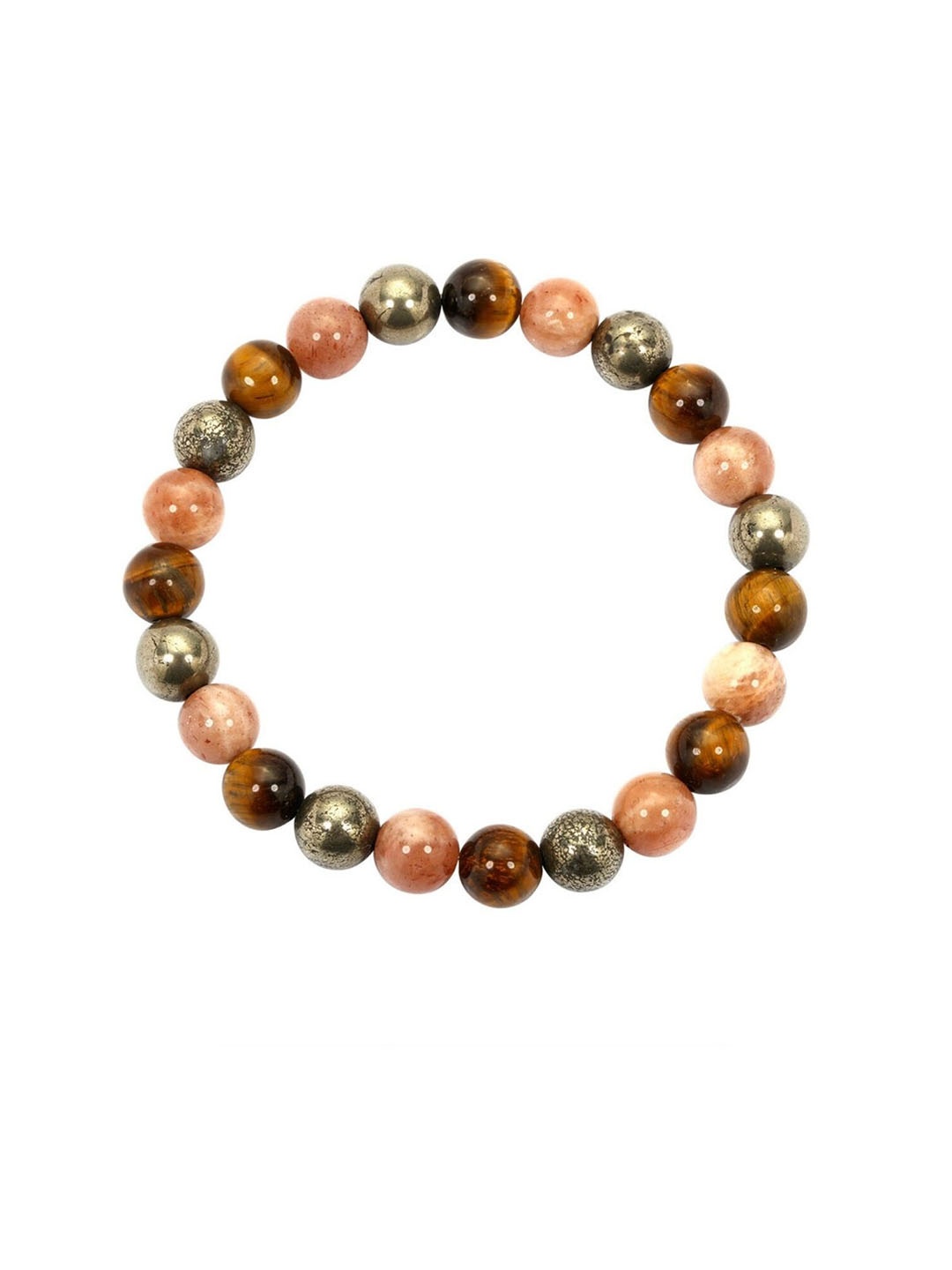 

RDK Unisex Crystals Astro Infinity Healing Intense and Passionate Leo Zodiac Bracelet, Brown