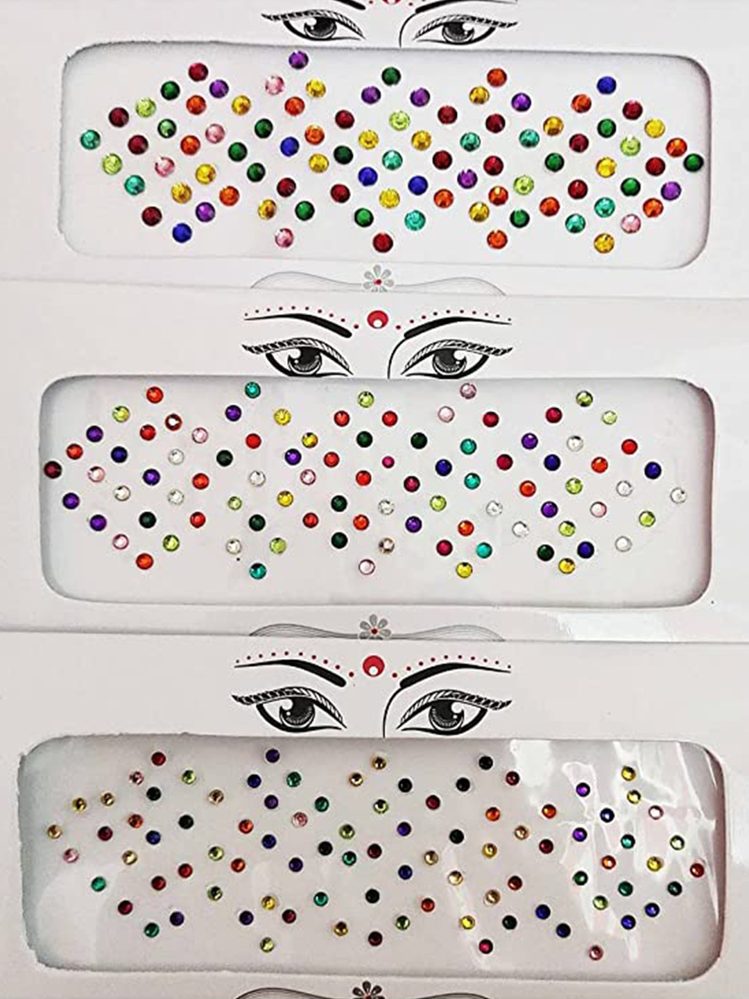 

Glamyou Diamond Collection Bindi, Red