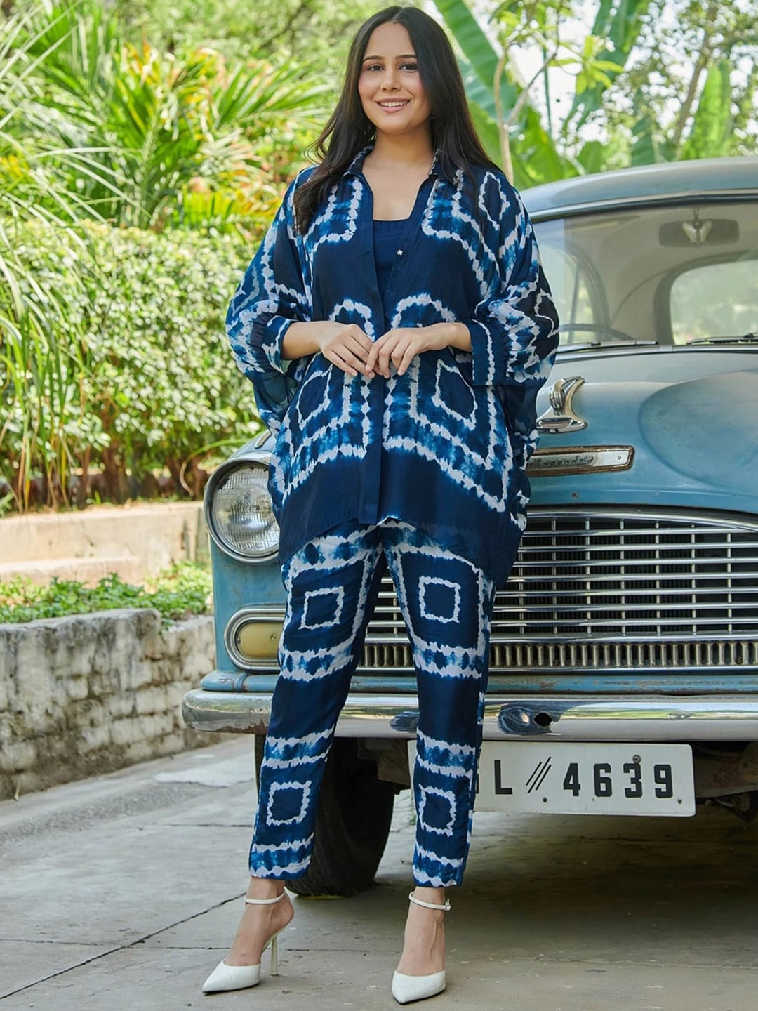 

Siya Fashion Tie-Dyed Top And Trouser, Blue