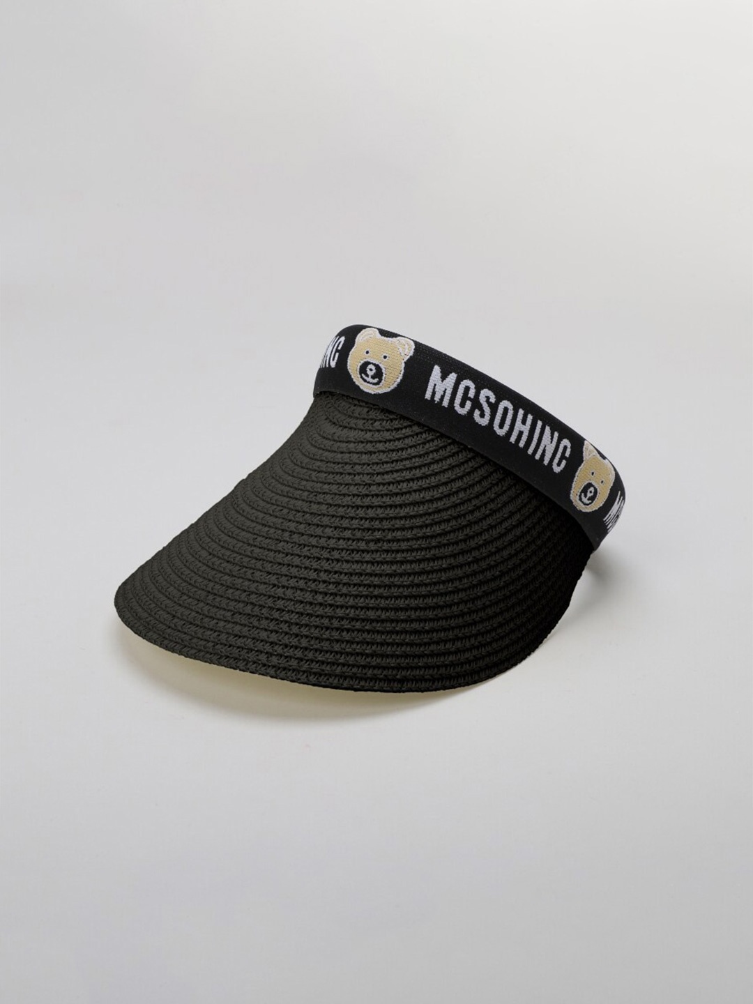 

TIPY TIPY TAP Girls Self Design Baseball Cap Visor Cap, Black