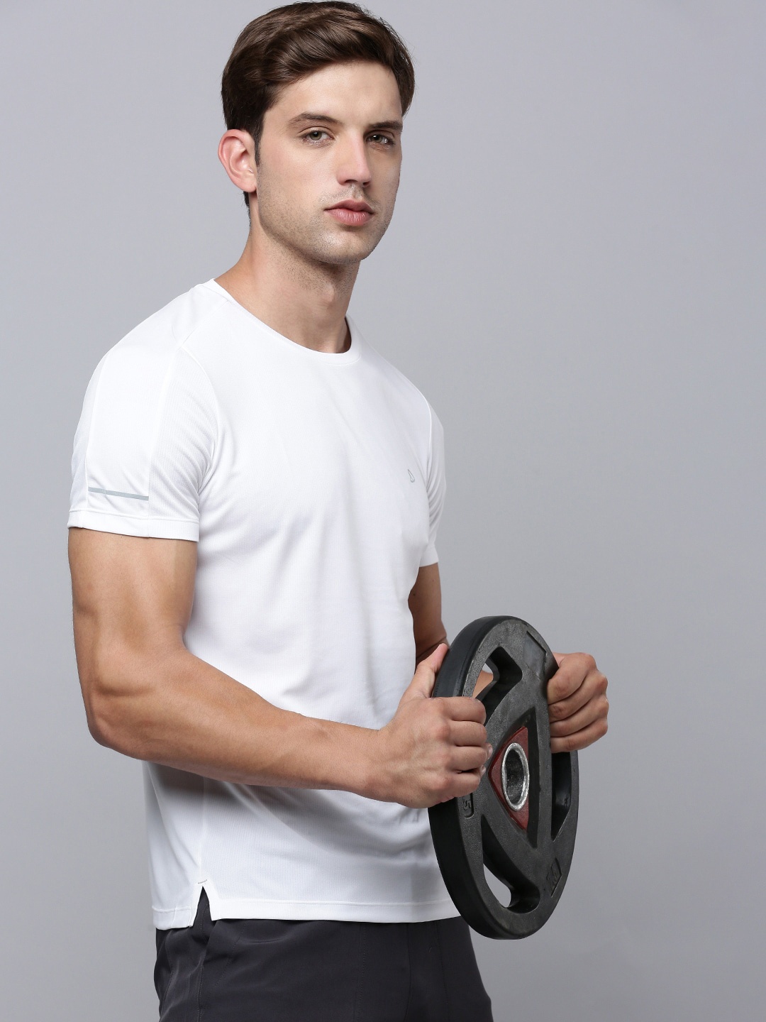 

SPORTO Round Neck Instacool Lightweight And Breathable Sports T-shirt, White