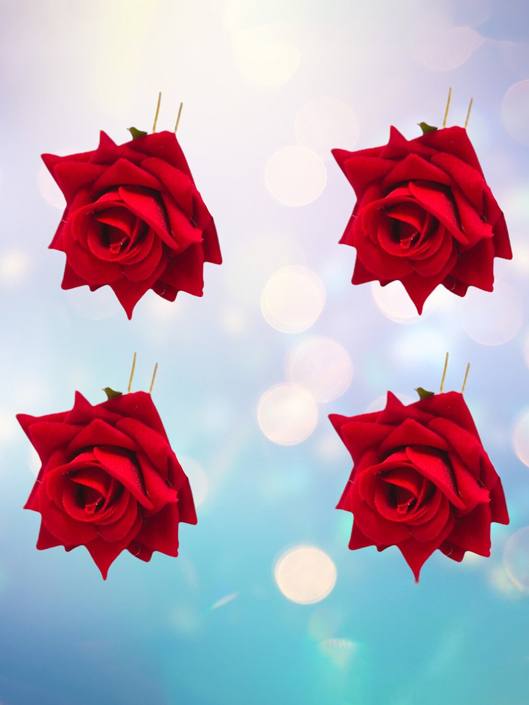 

LYF5STAR Set of 4 U Pins, Red