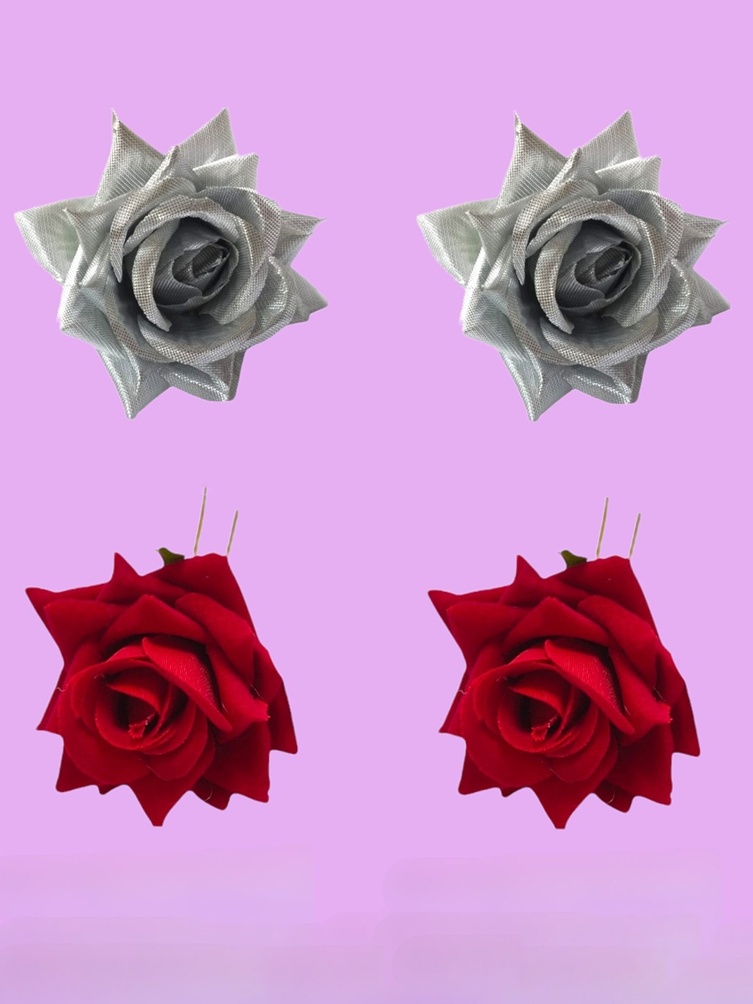 

LYF5STAR Set of 4 U Pins, Red