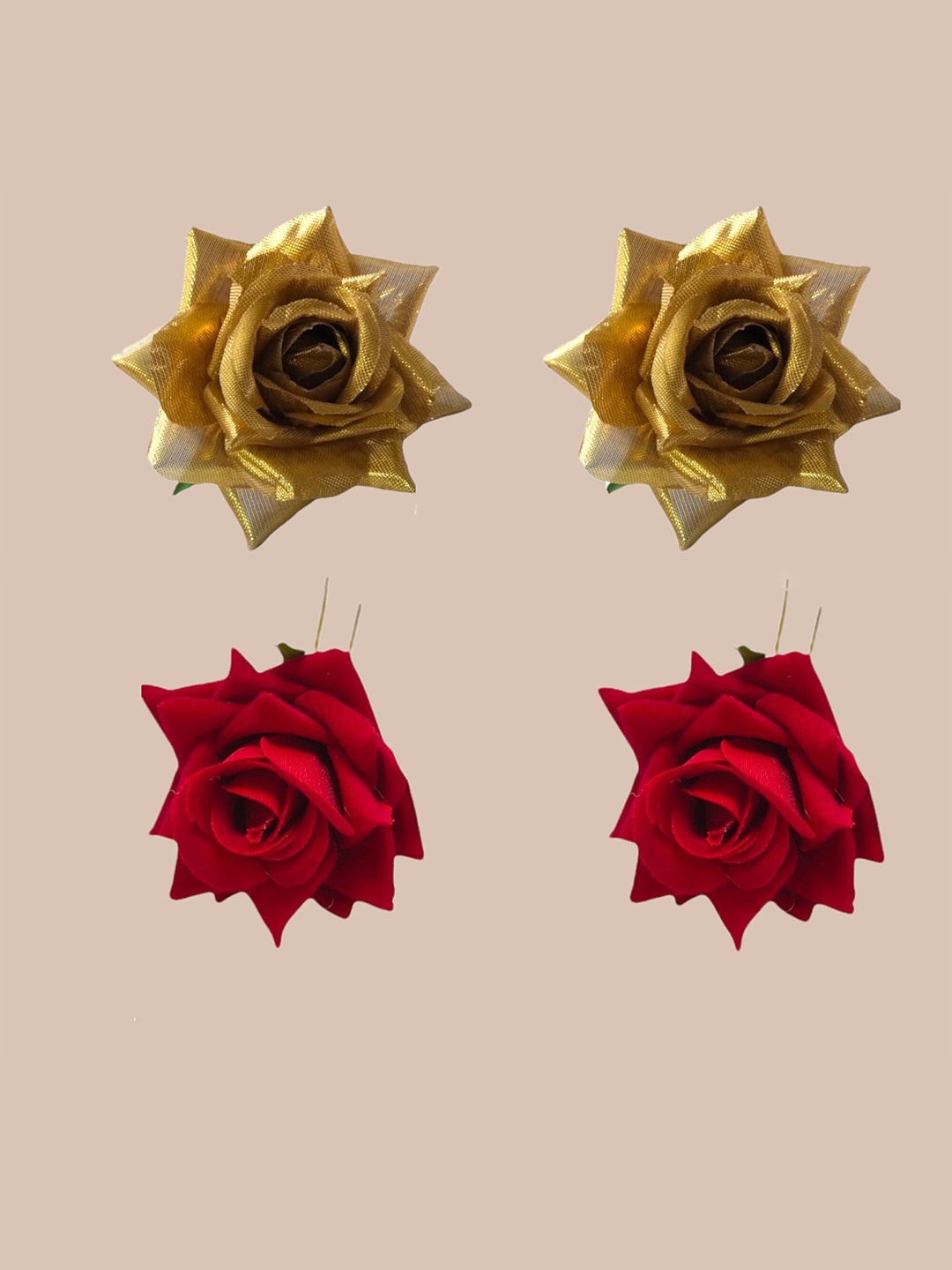 

LYF5STAR Set of 4 U Pins, Red