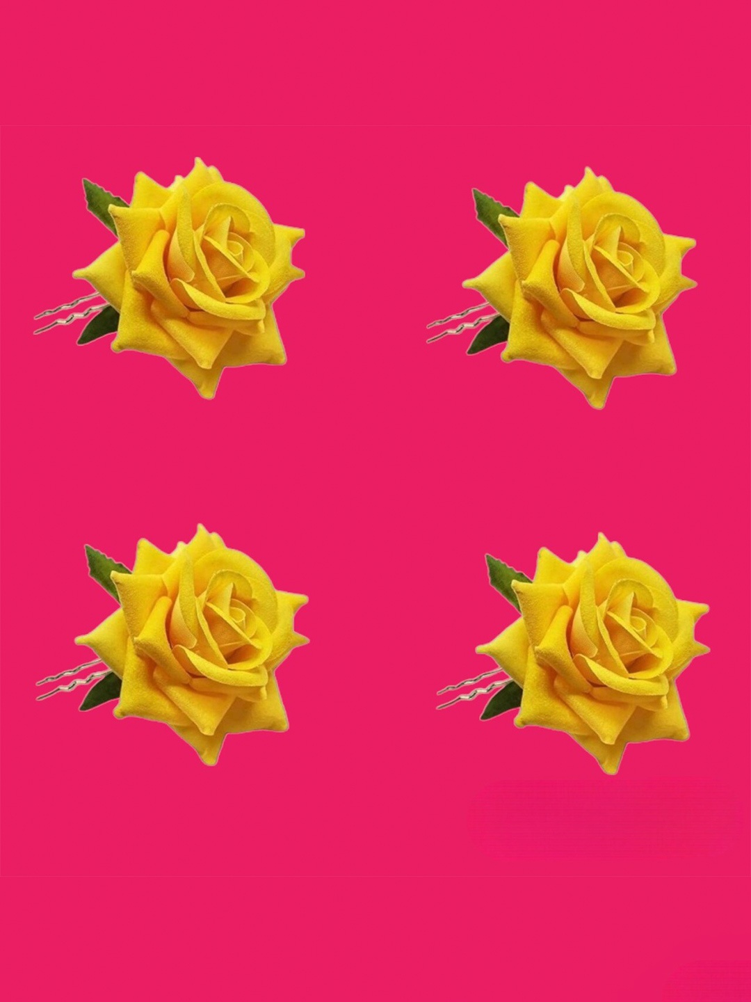 

LYF5STAR Set of 4 U Pins, Yellow