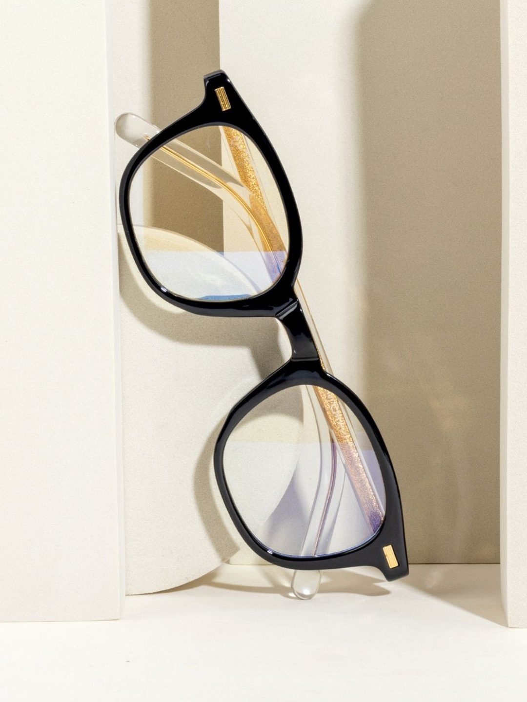 

The Tinted Story Unisex Full Rim Round Frames TTS278 BL, Black