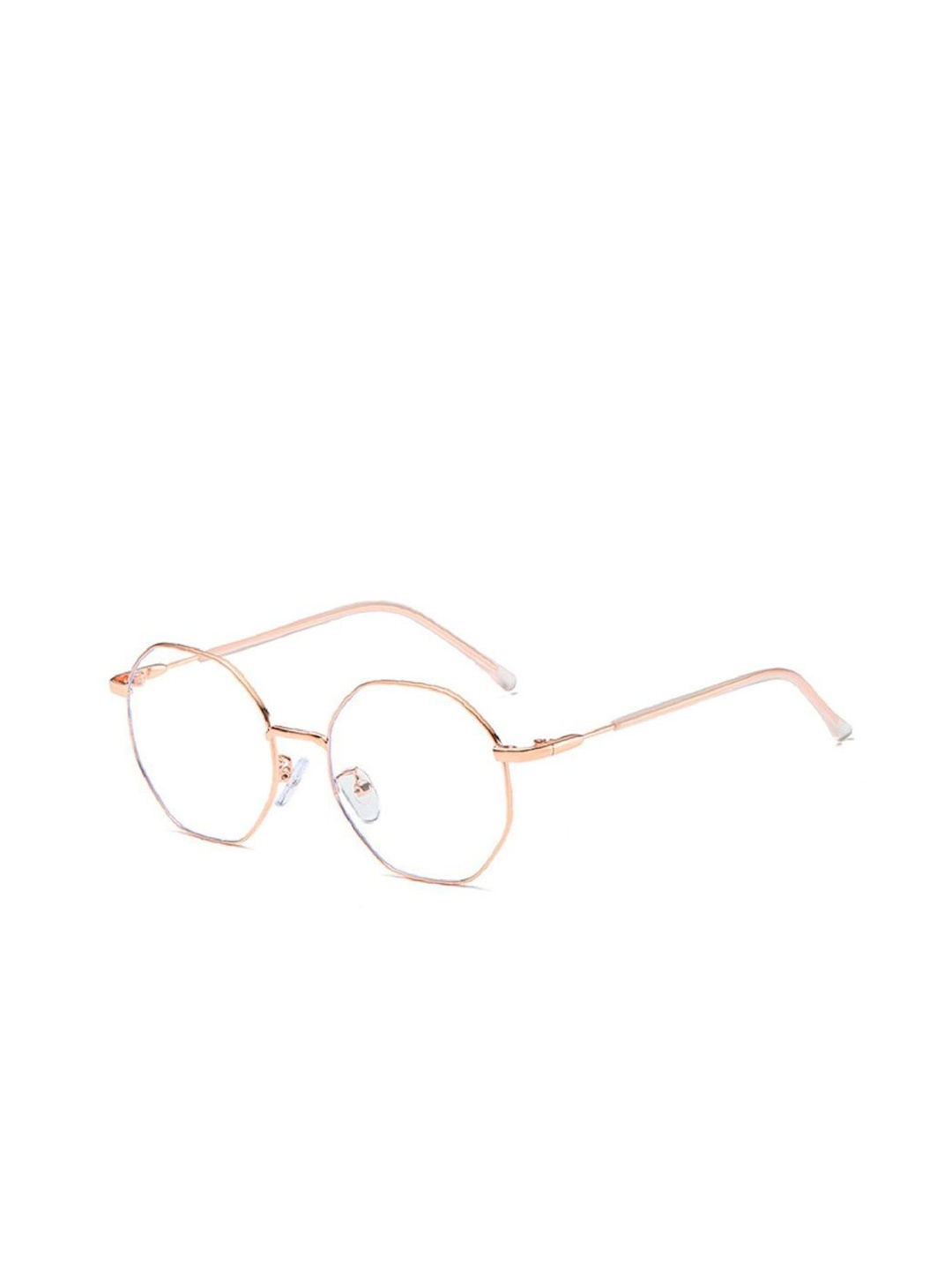 

The Tinted Story Unisex Full Rim Round Frames TTS305 GR, Gold