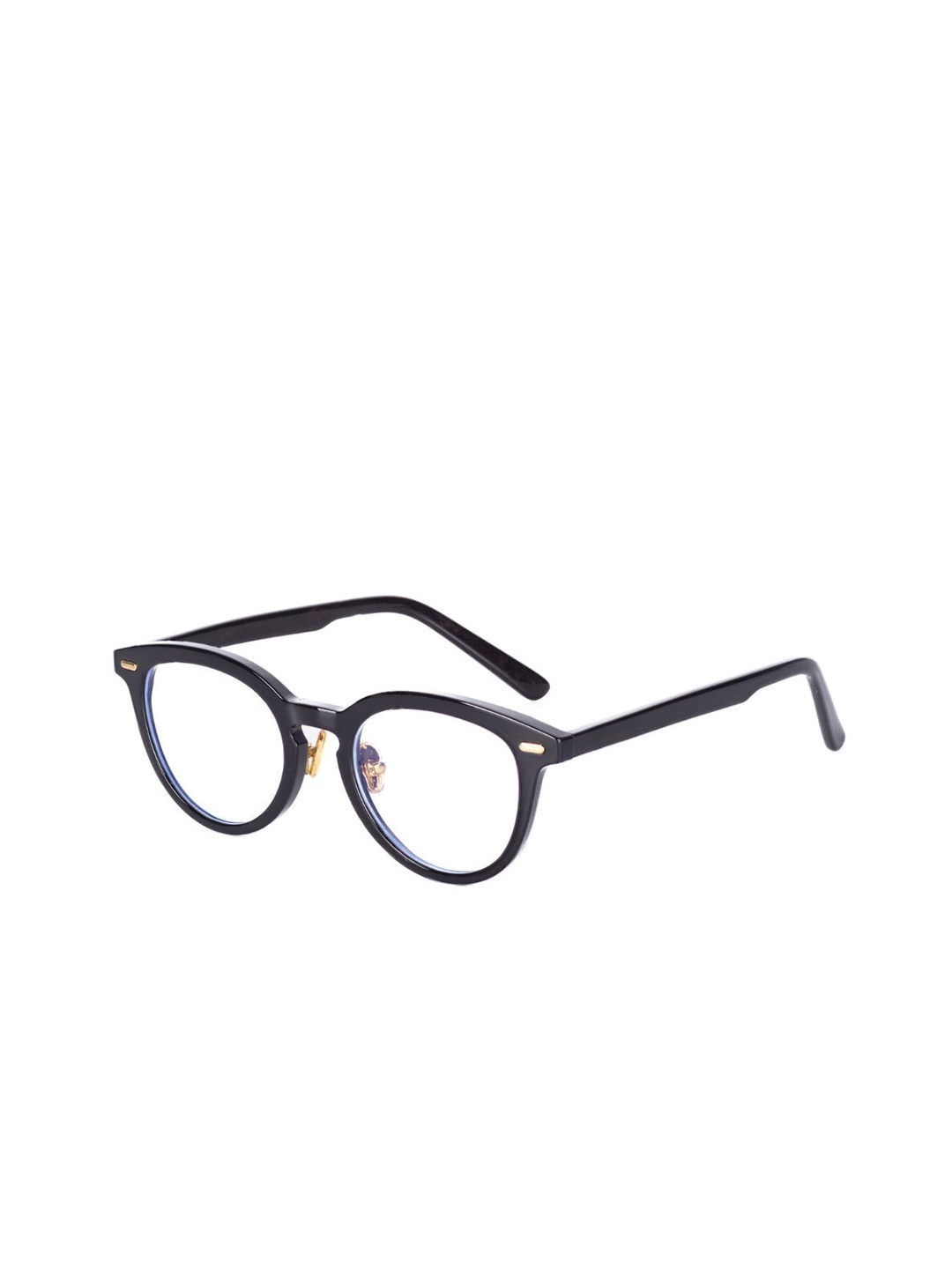 

The Tinted Story Unisex Full Rim Oval Frames TTS296 BR, Black