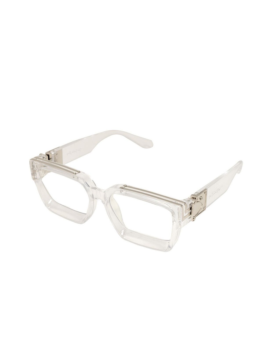 

The Tinted Story Unisex Square Sunglasses TTS378 CLR, Transparent