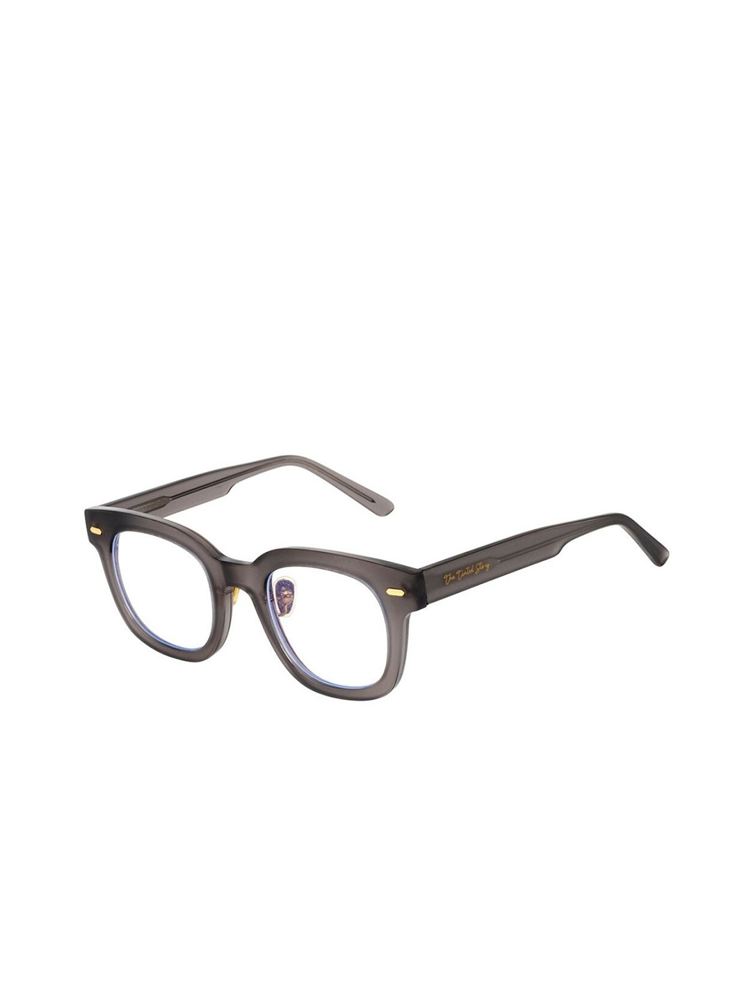 The Tinted Story Unisex Full Rim Wayfarer Frames TTS293 GR, Grey
