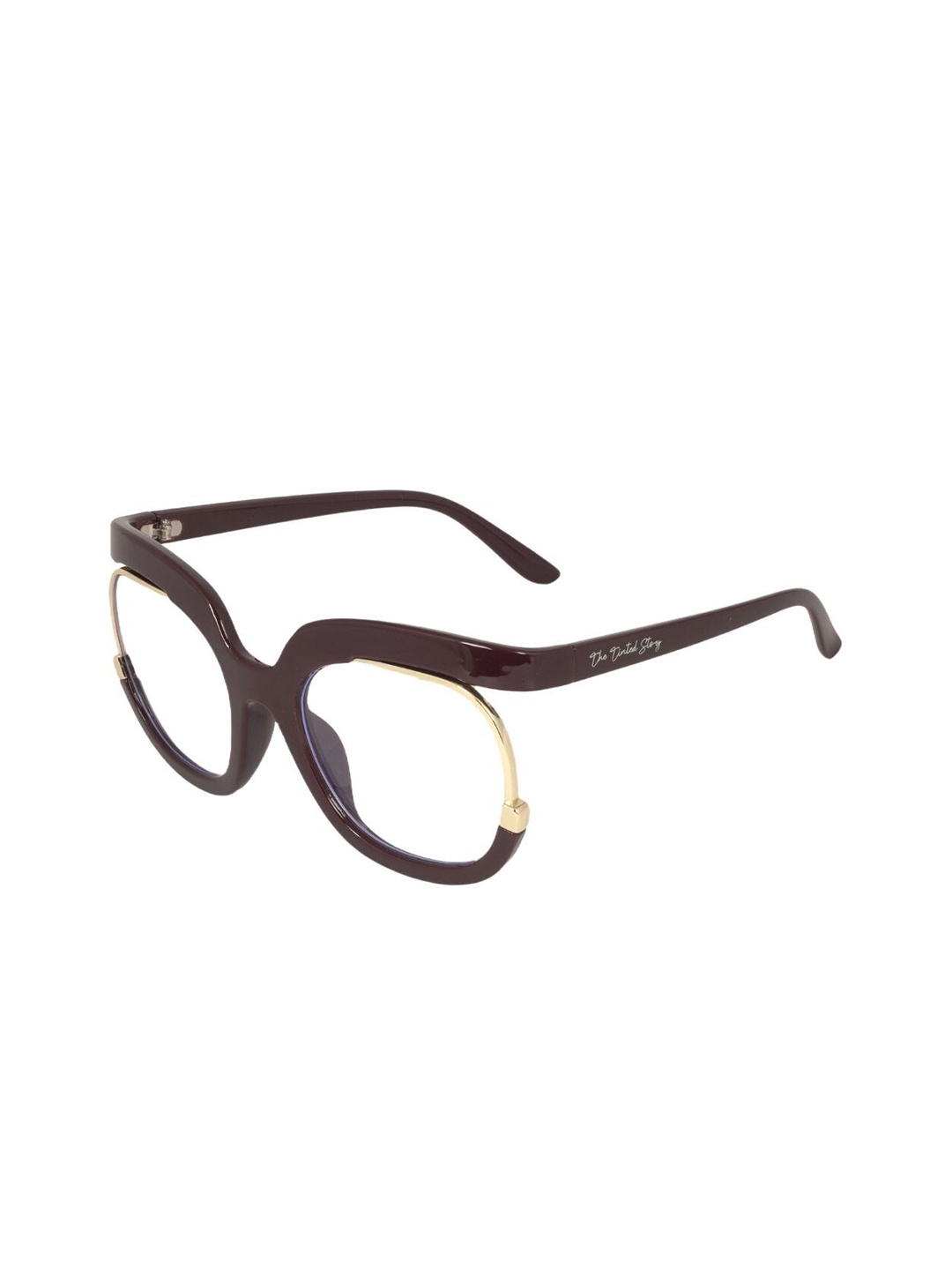 

The Tinted Story Women Full Rim Round Frames TTS679 ML, Burgundy