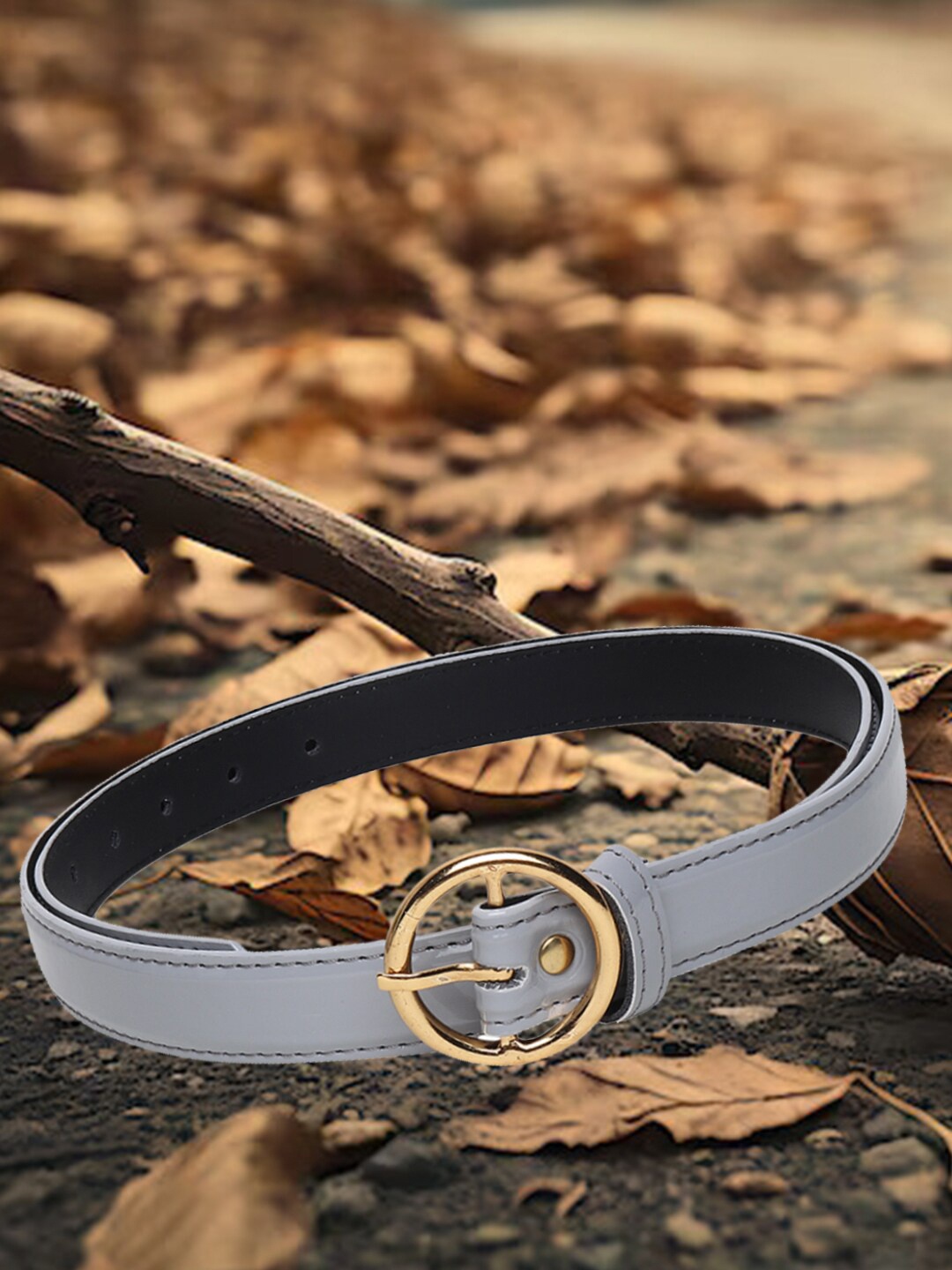 

DressBerry Women Grey Casual Belt