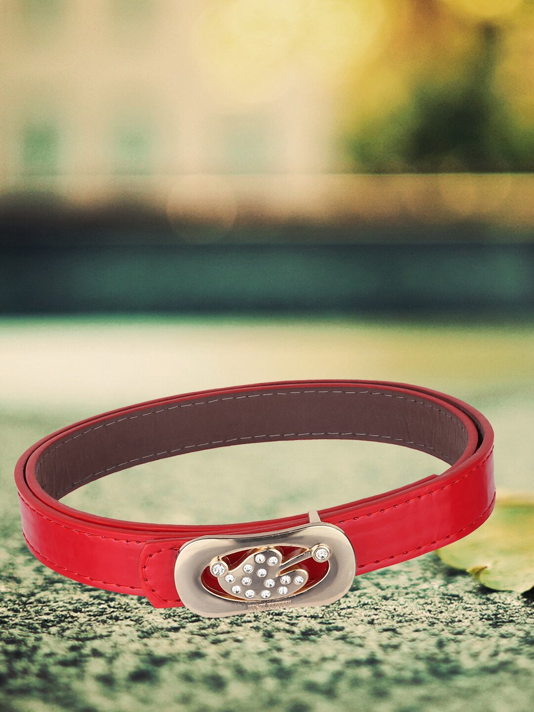 

DressBerry Red Women Slim Belt