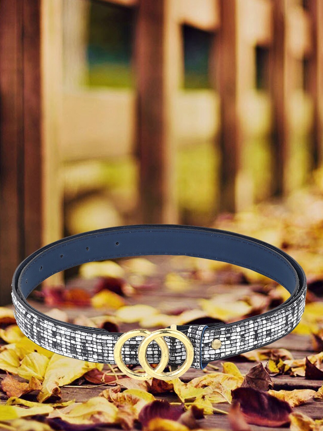 

DressBerry Women Black Printed Belt