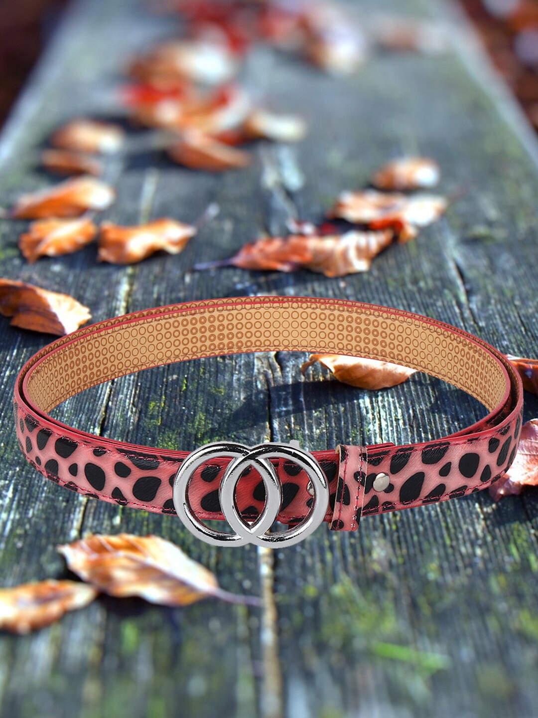 

DressBerry Red Women Animal Printed Belt