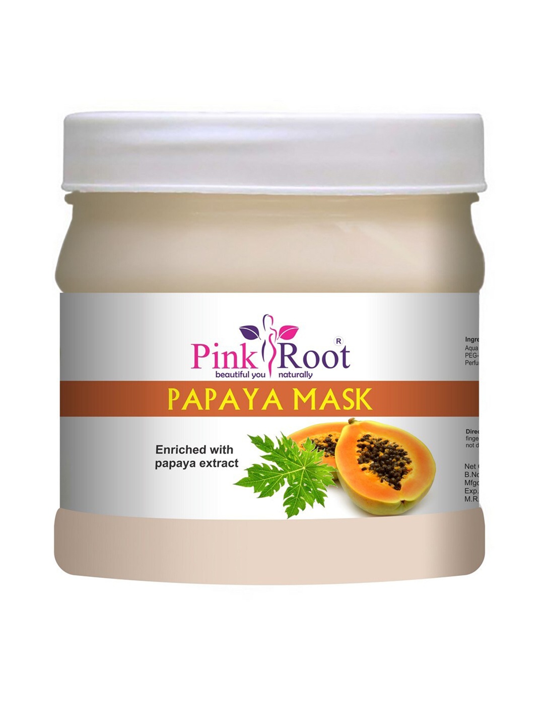 

Pink Root Papaya Mask Enriched With Papaya Extract - 500g, White