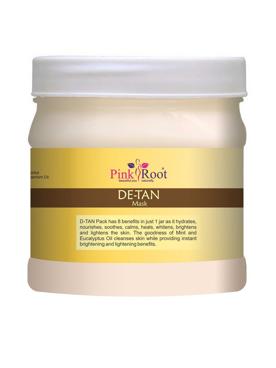 

Pink Root Detan Face Mask - 100 gm, White