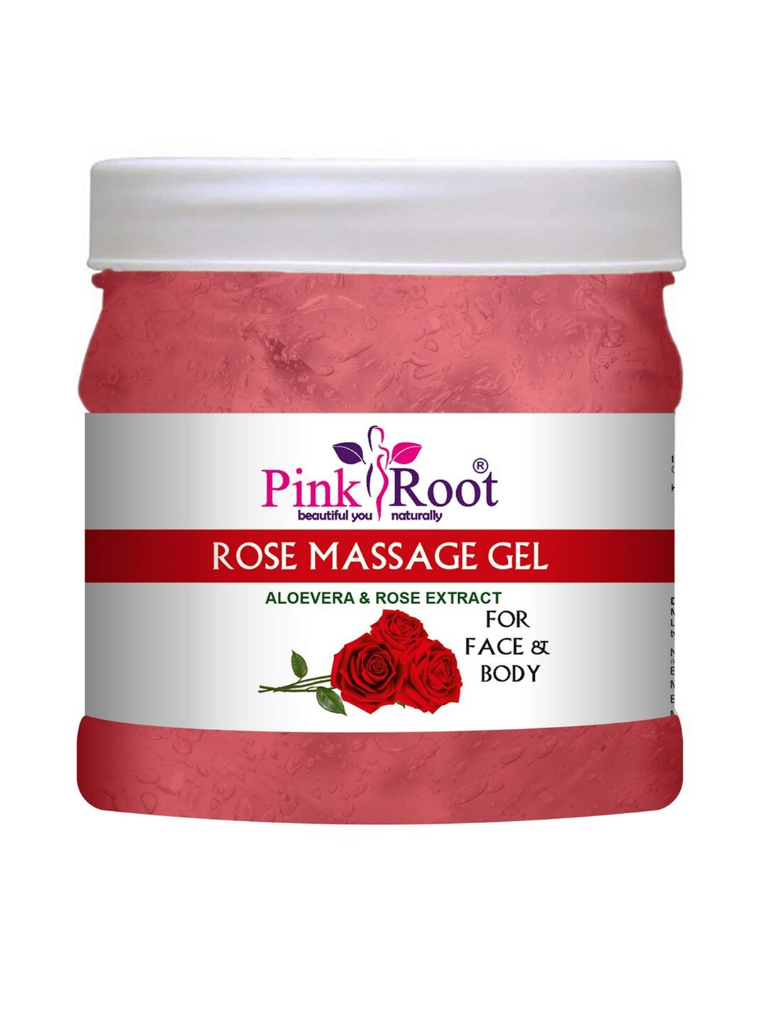 

Pink Root Rose Massage Gel for Face & Body - 500ml