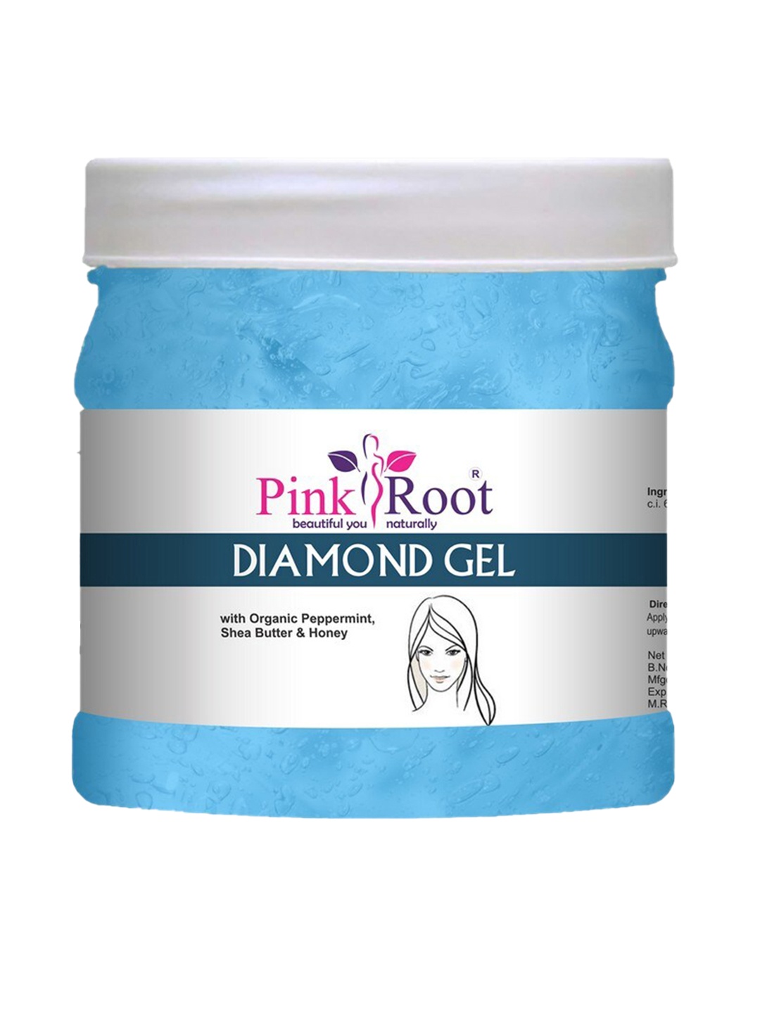 

Pink Root Diamond Face & Body Gel with Shea Butter & Honey - 500 ml, Blue