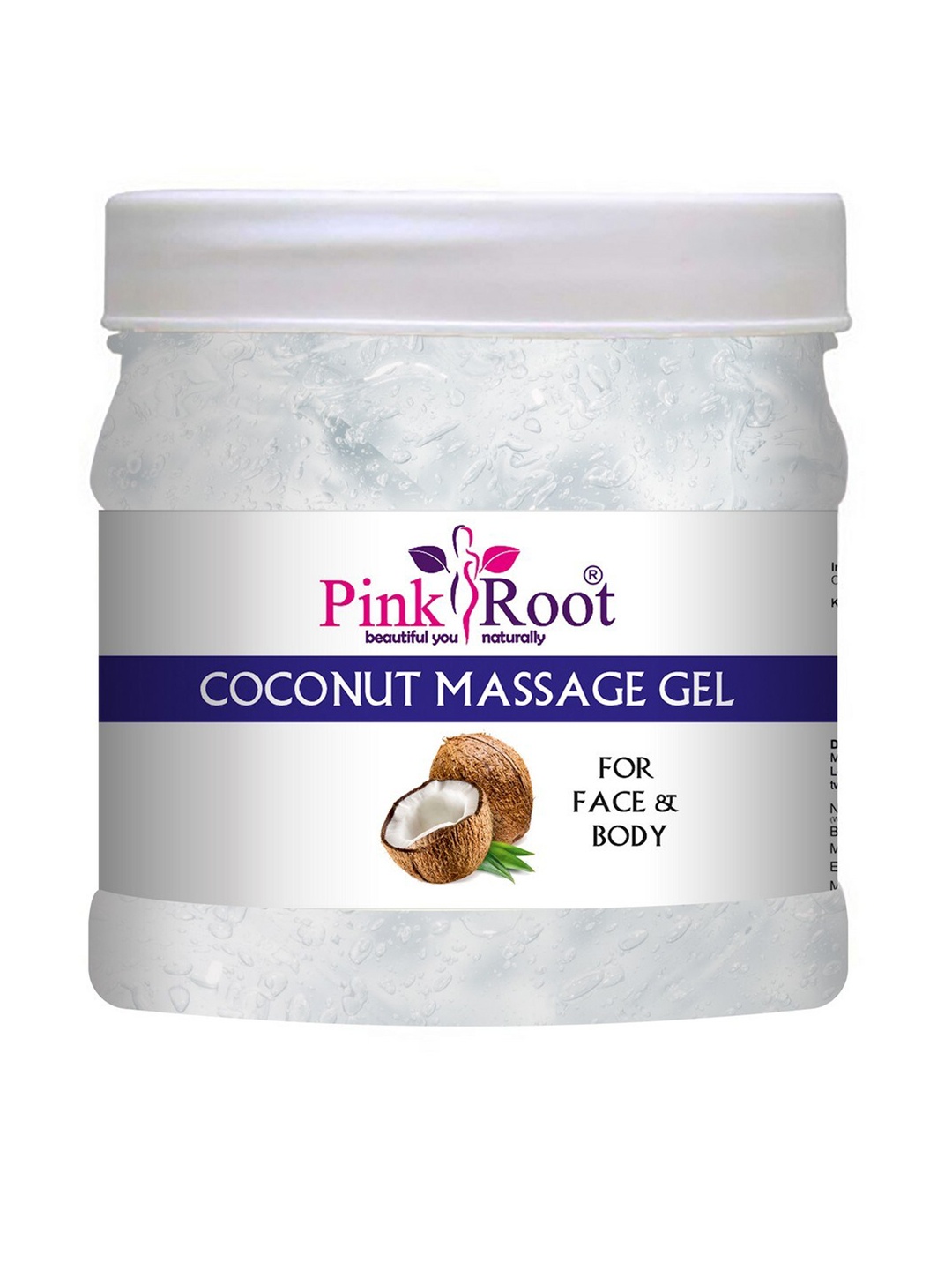 

Pink Root Coconut Massage Gel For Instant Glow - 500ml, White