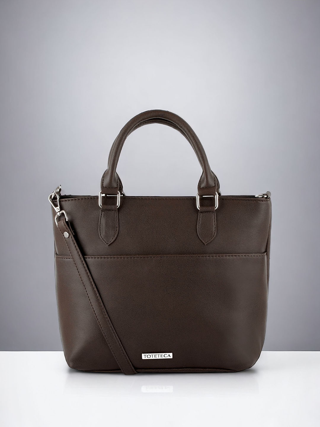 

Toteteca Oversized Structured Handheld Bag, Beige