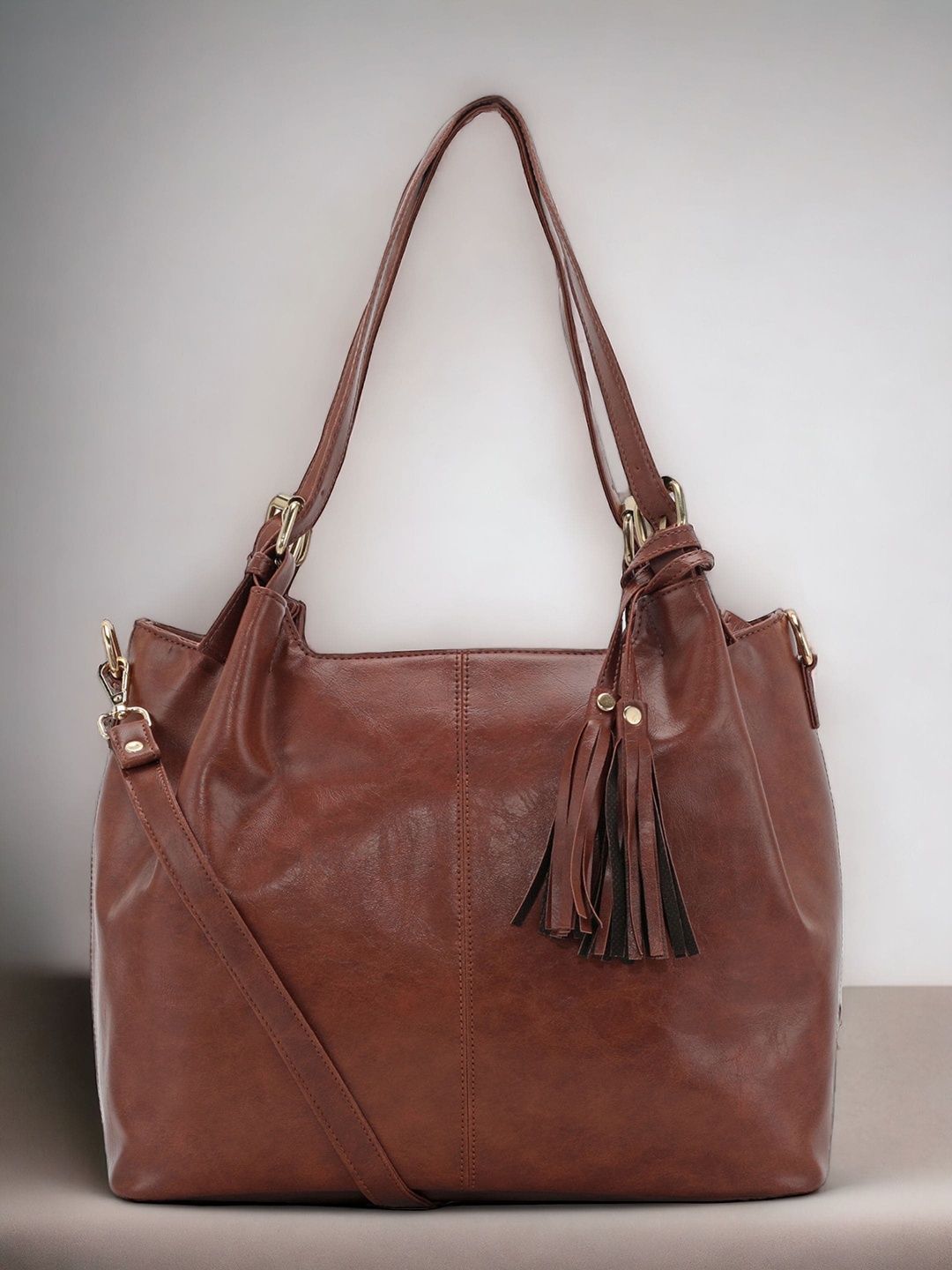 

Toteteca PU Shopper Hobo Bag, Brown
